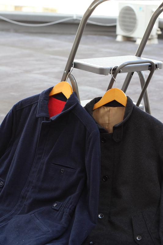 Men's Vintage Wool Bomber Jacket set x2点