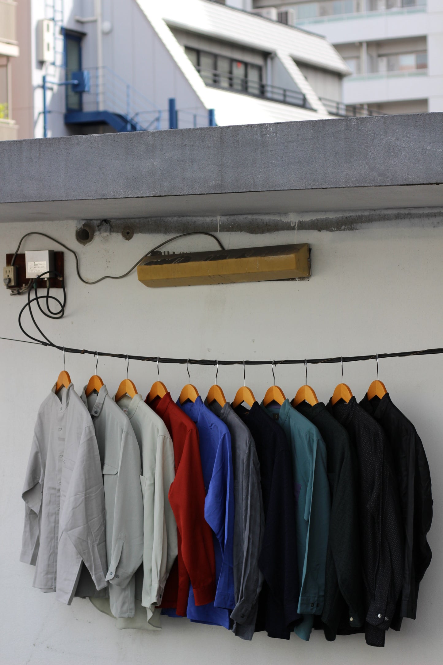 Men's Stand Collar Long Sleeve Shirt x11点