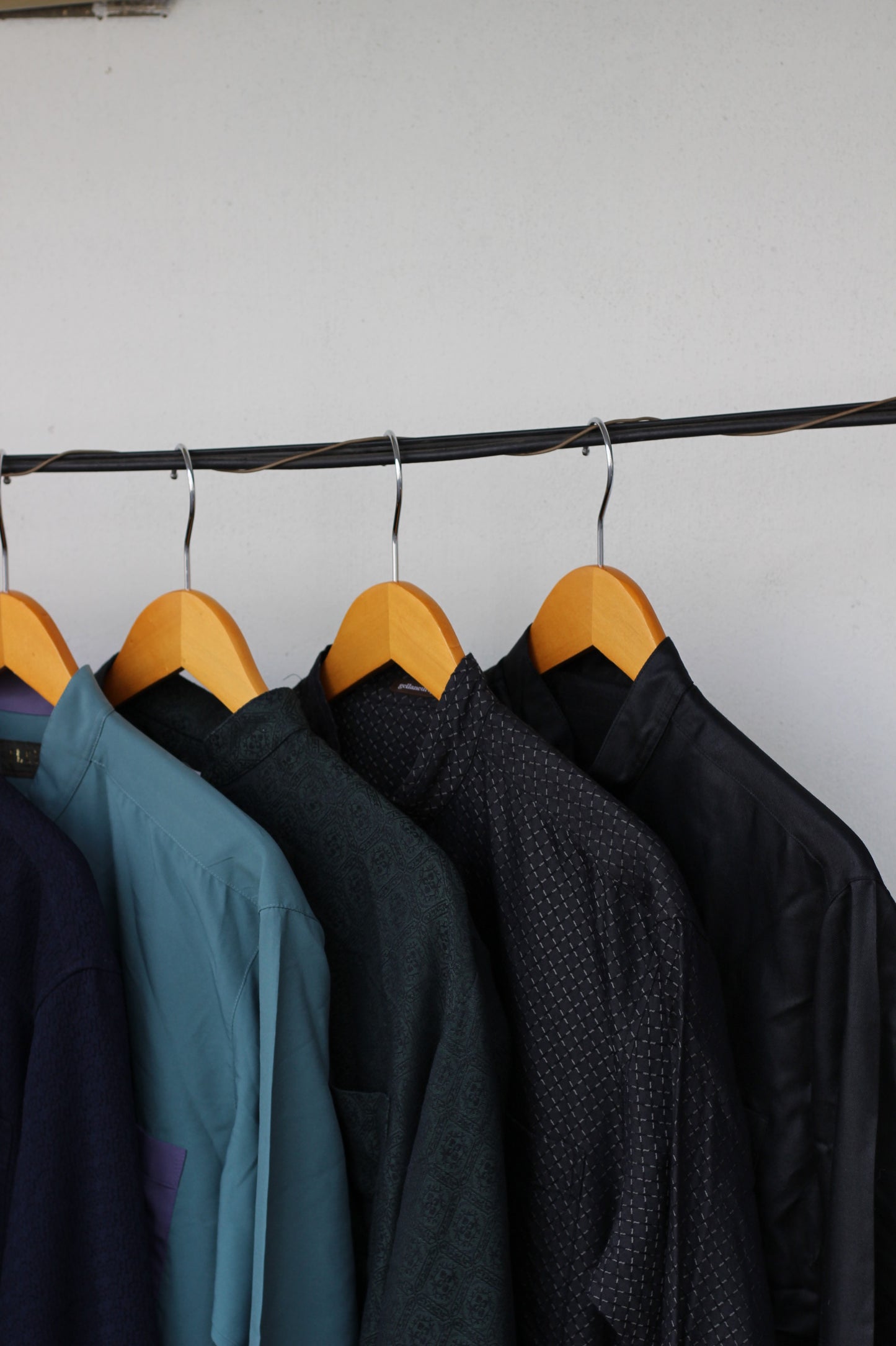 Men's Stand Collar Long Sleeve Shirt x11点