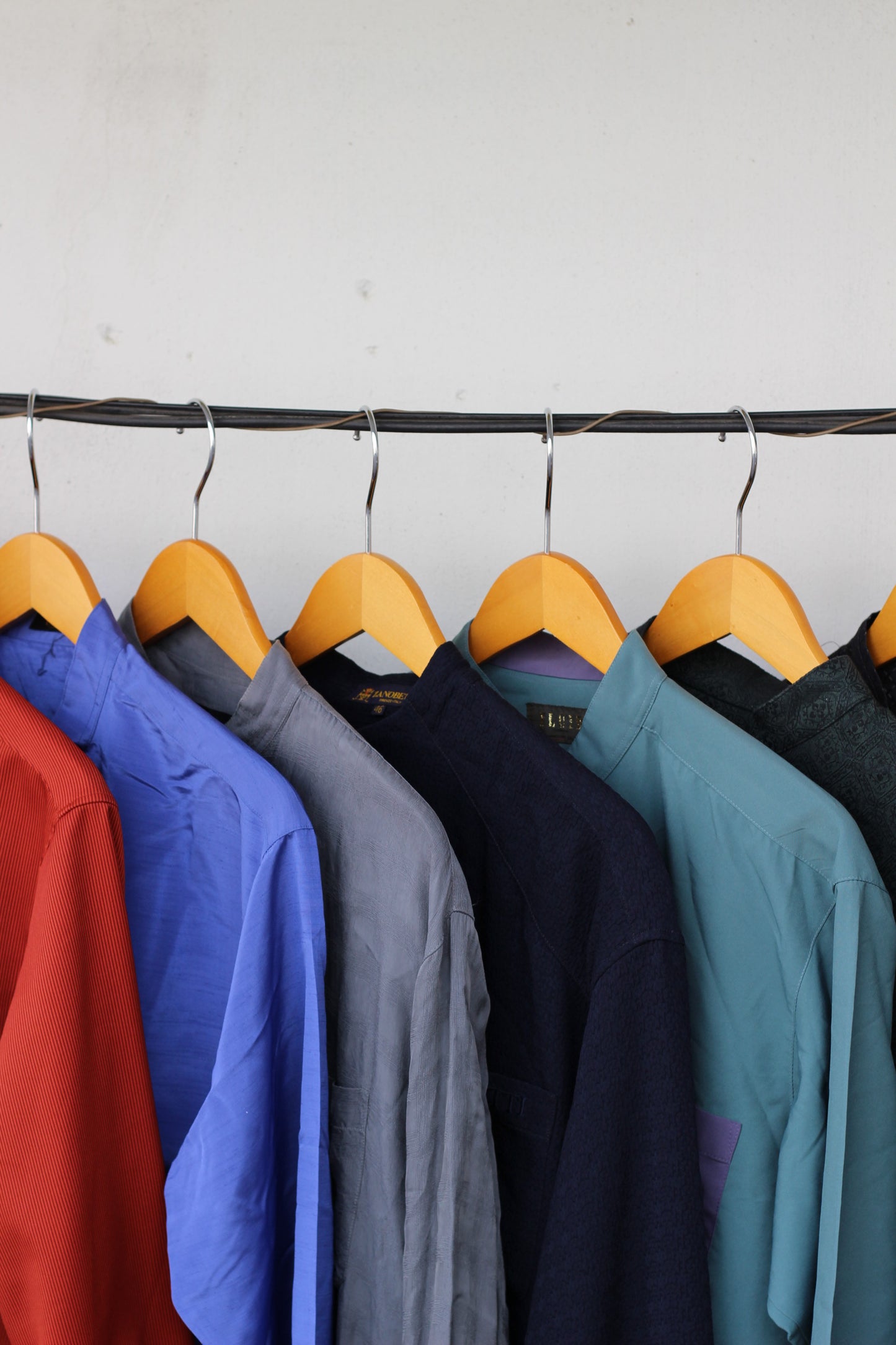 Men's Stand Collar Long Sleeve Shirt x11点