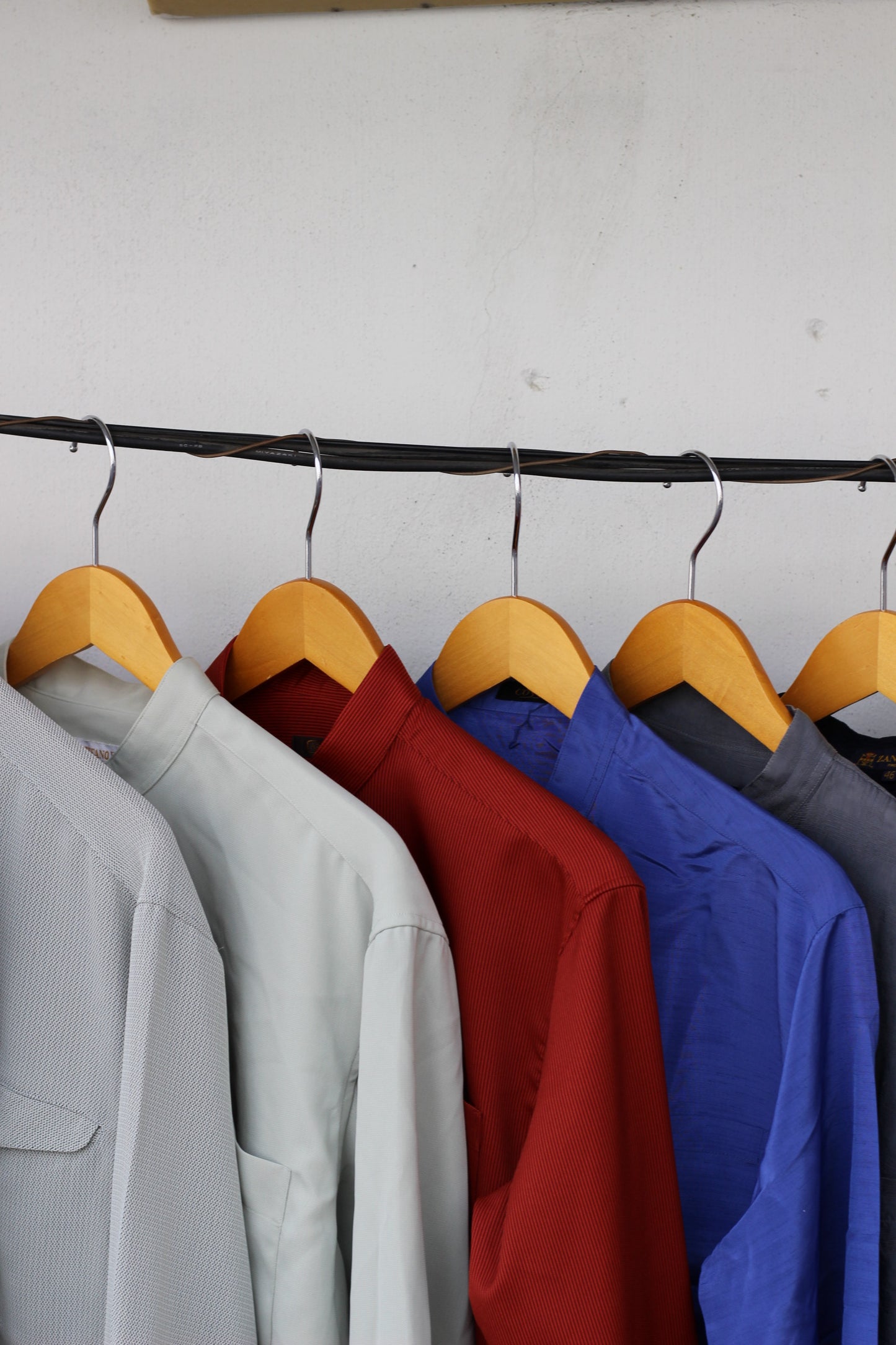 Men's Stand Collar Long Sleeve Shirt x11点