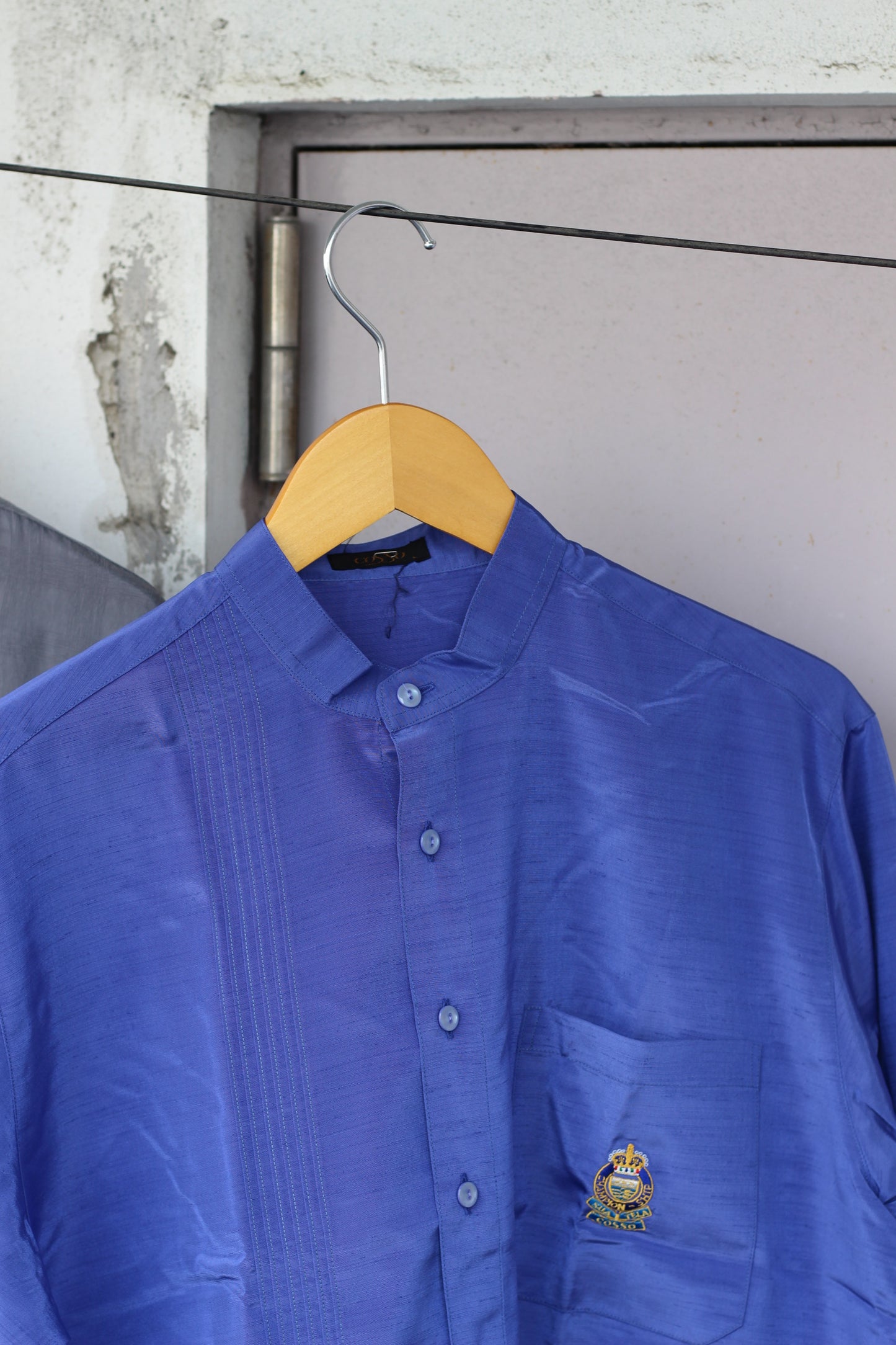 Men's Stand Collar Long Sleeve Shirt x11点