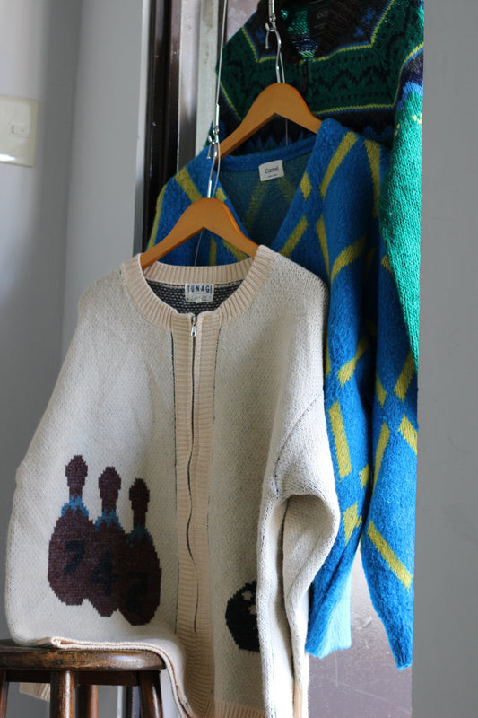 Men's Design Knit Jacket x3点