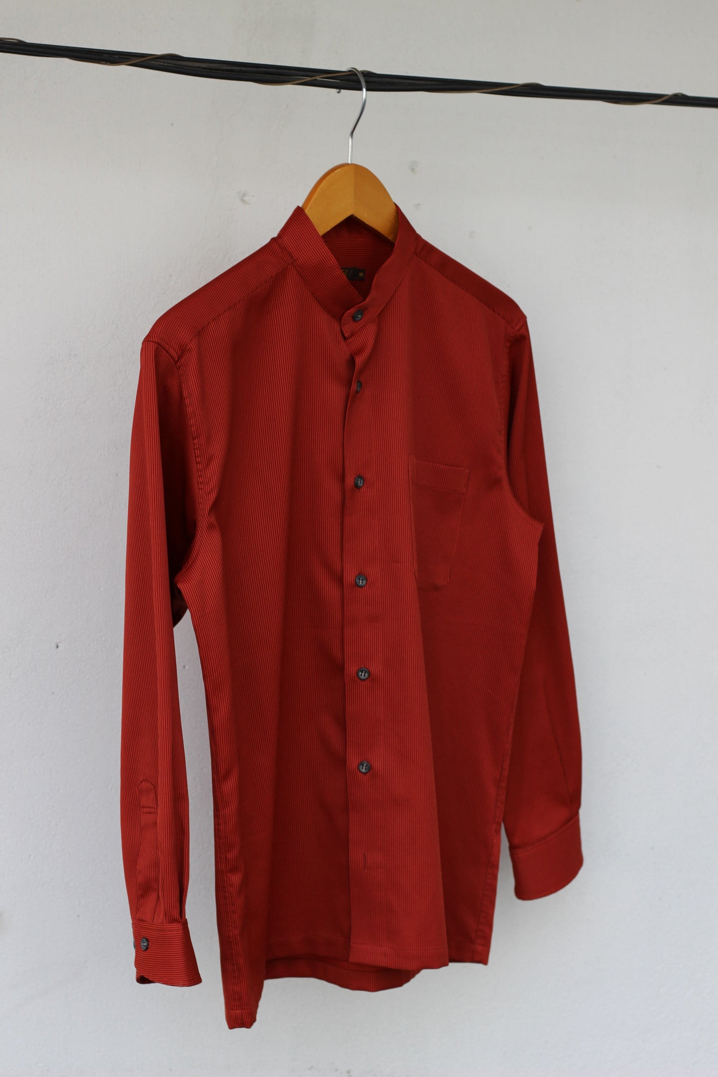 Men's Stand Collar Long Sleeve Shirt x11点