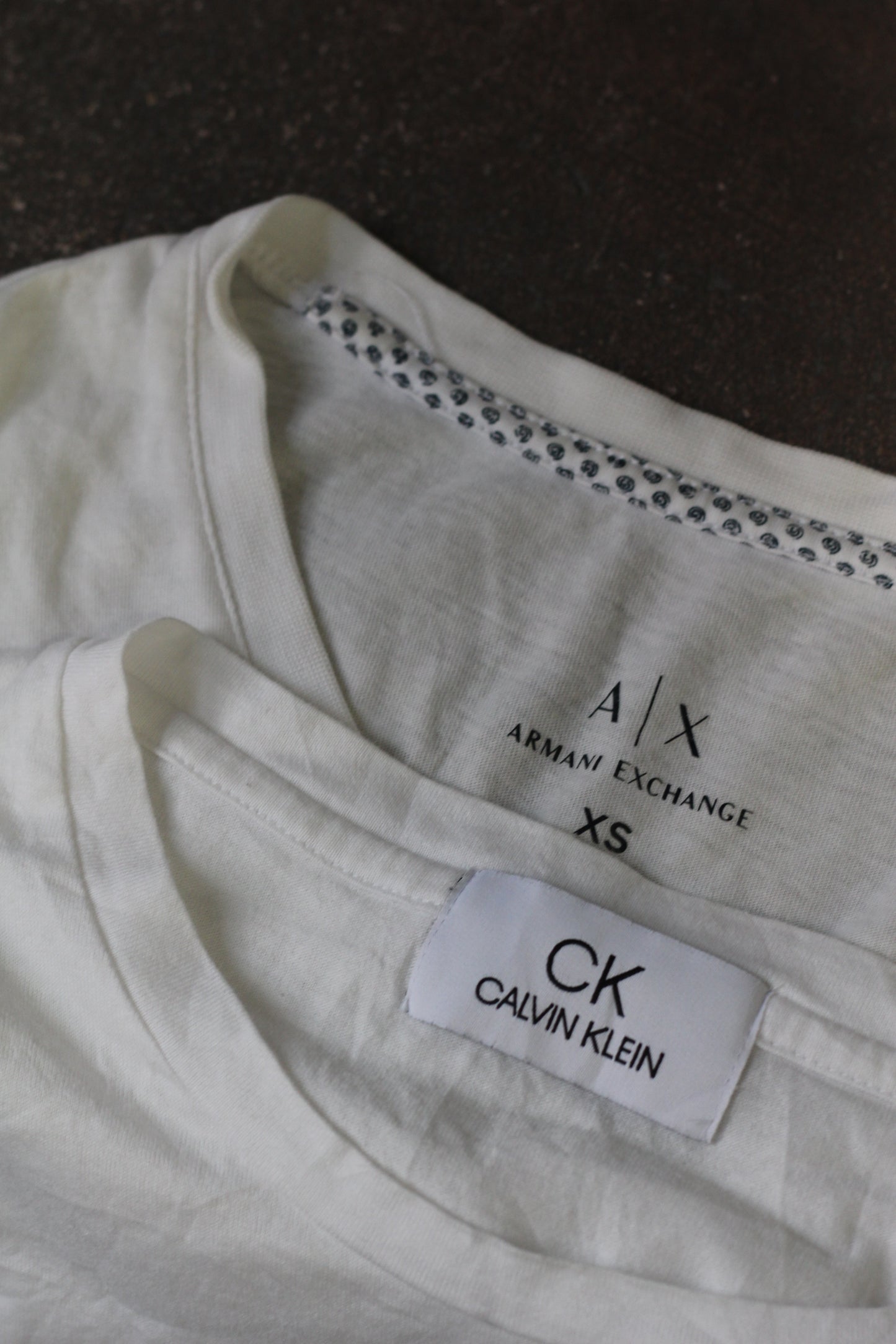 Armani & Calvin Klein Print T-Shirt x2点