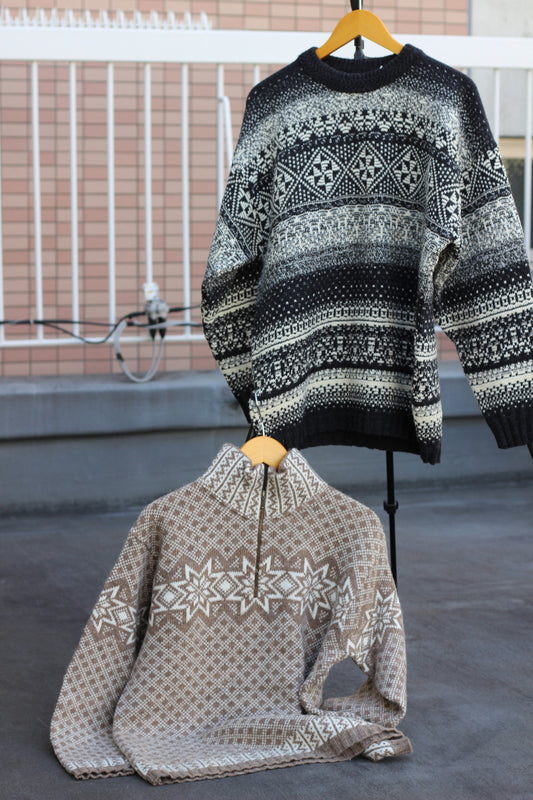 Vintage Made In Italy Nordic Design Knit x2点