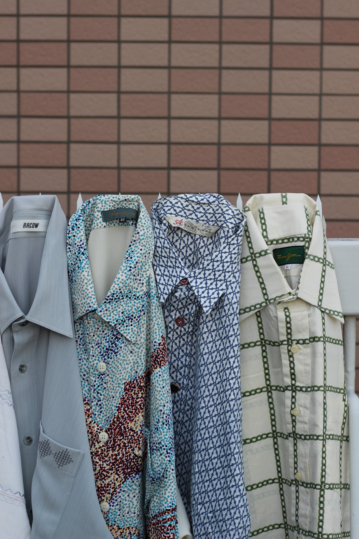 Men's White Design Shirt x9点