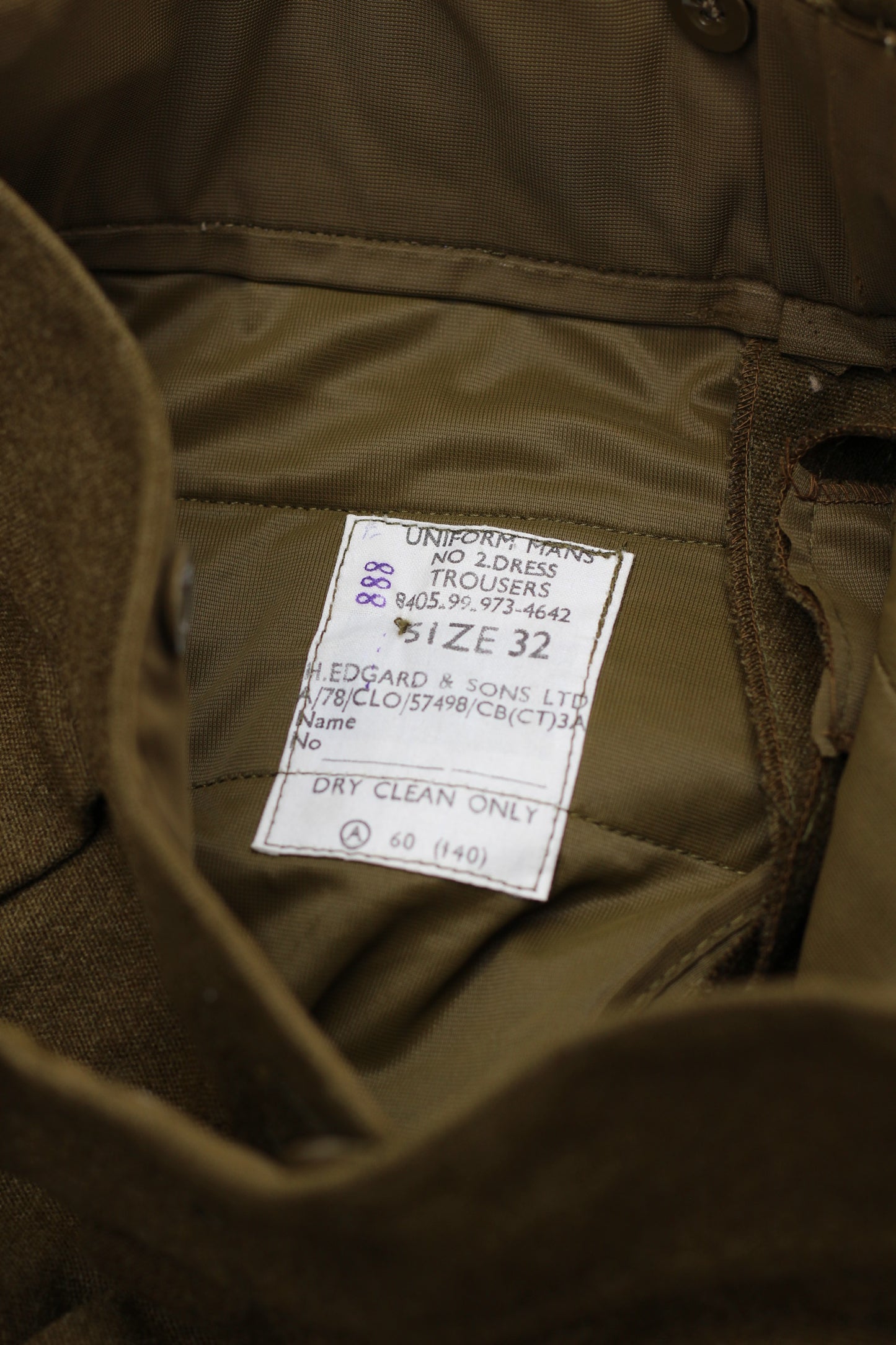 Vintage British Army & 60's U.S. Army Trousers x3点