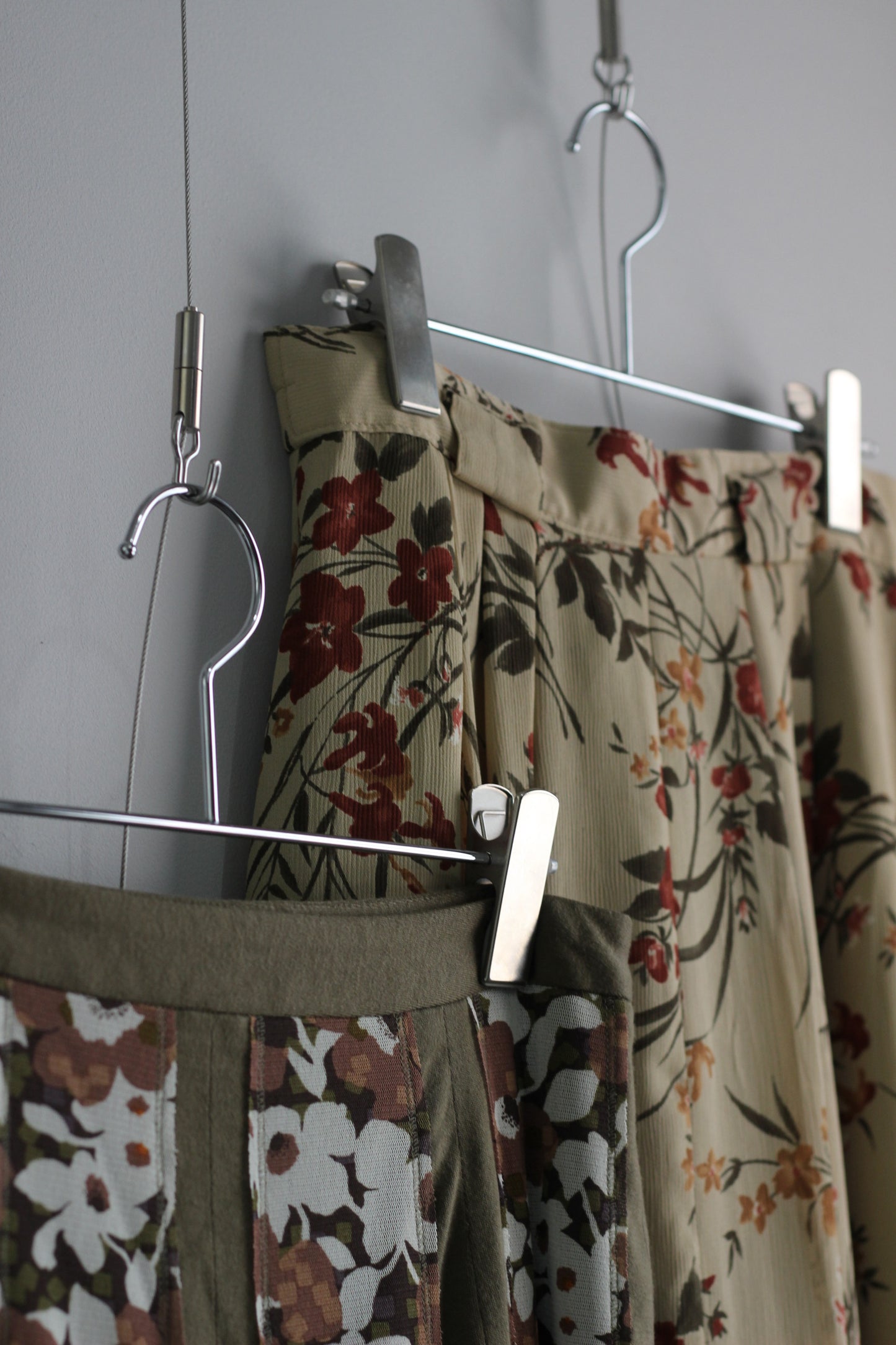 Vintage Flower Design Skirt x3点