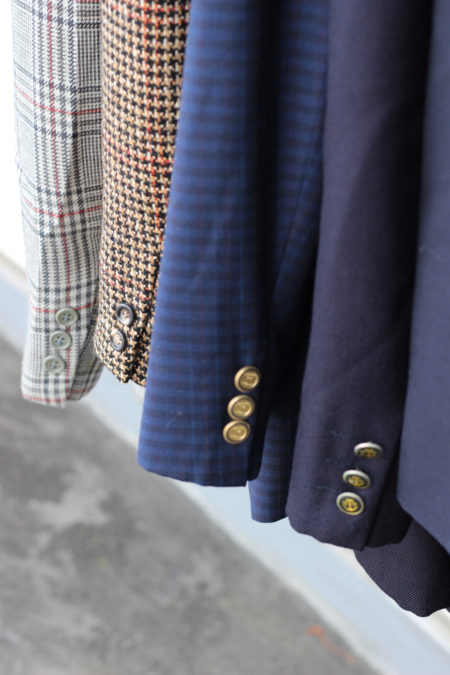 Men's High Grade Gold Button Tailored Jacket x7点