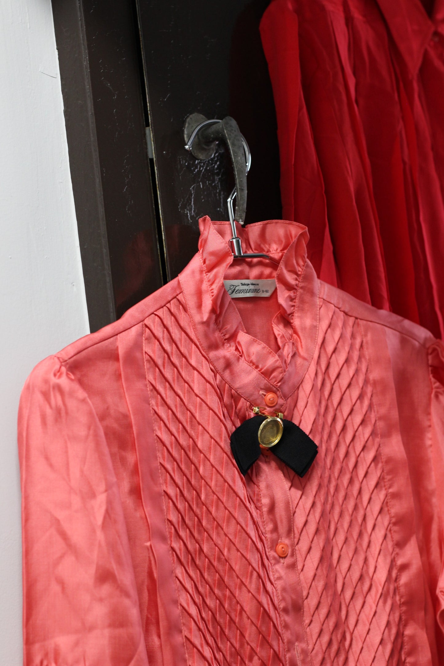 Vintage Vivid Color Long Sleeve Blouse x10点