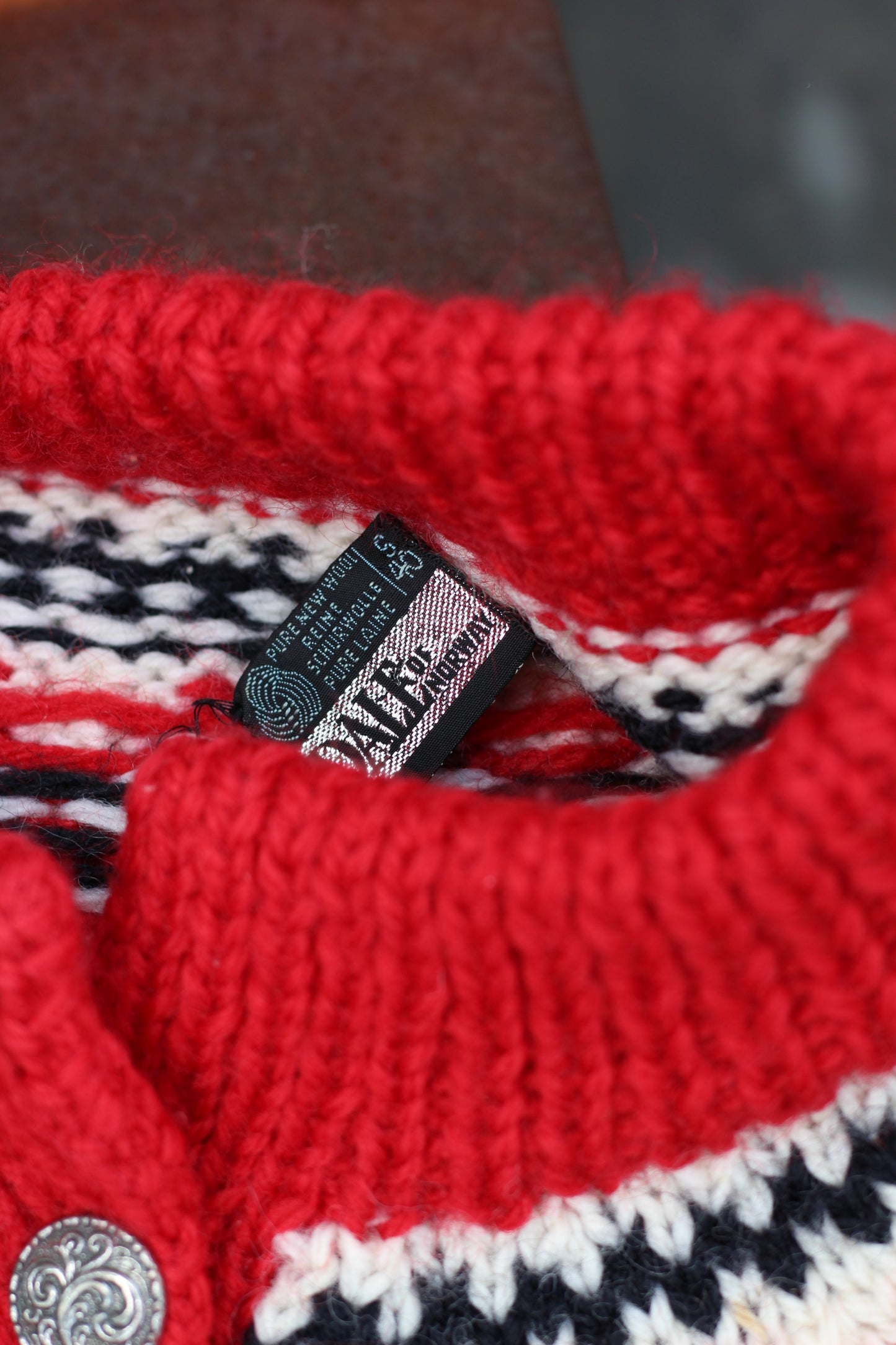 Vintage Nordic Pattern Cardigan x2点