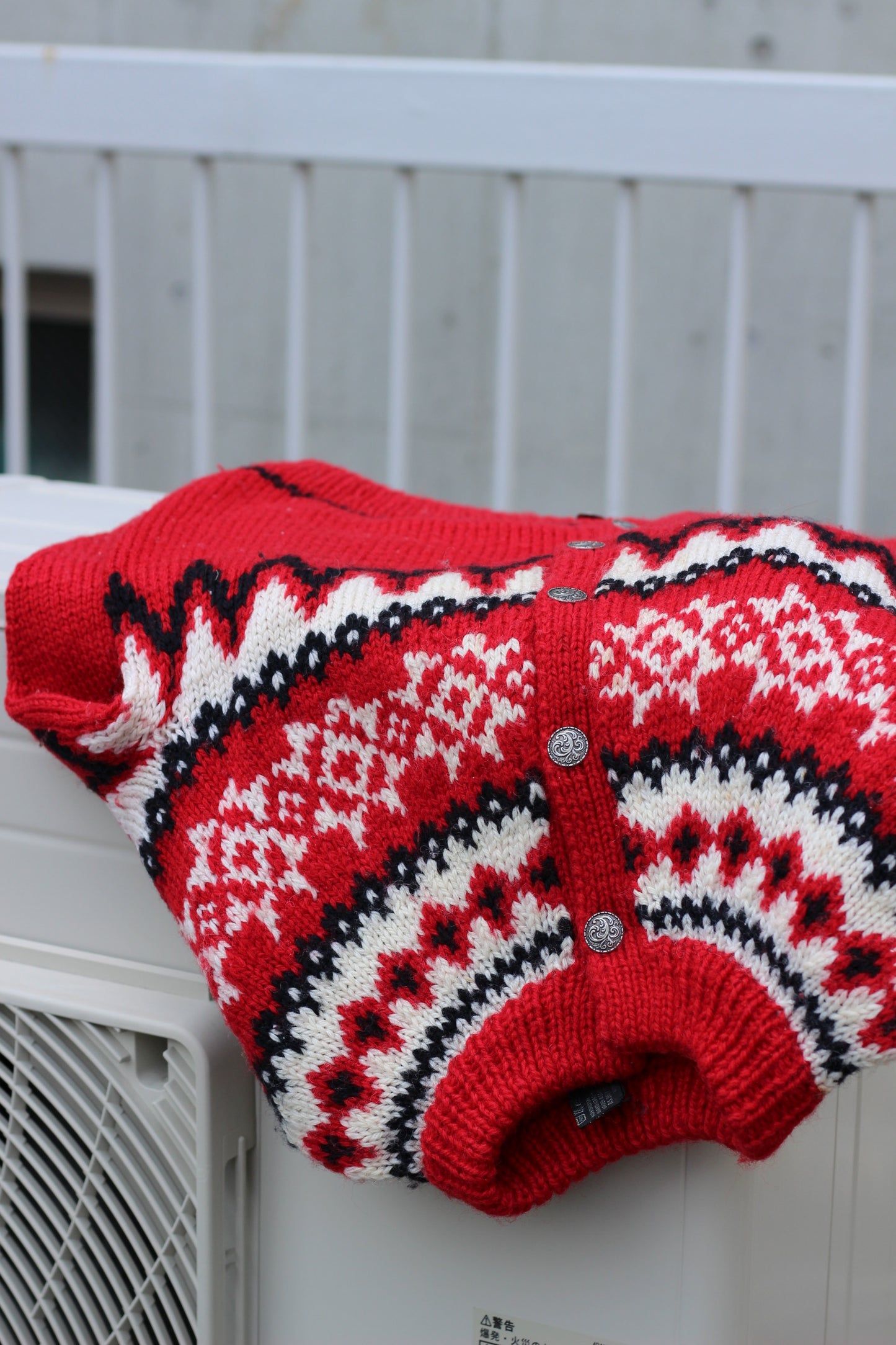 Vintage Nordic Pattern Cardigan x2点