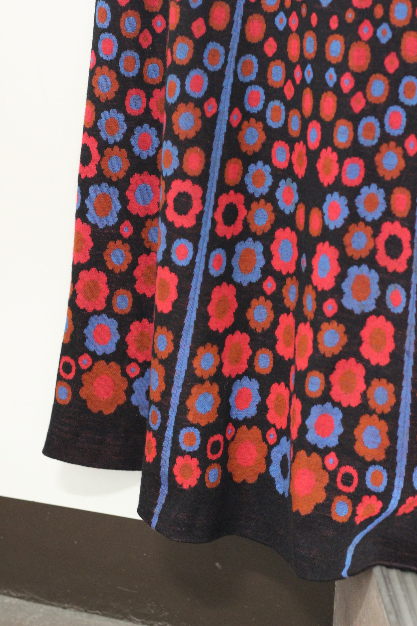 Vintage Retro Flower Wool Skirt x2点