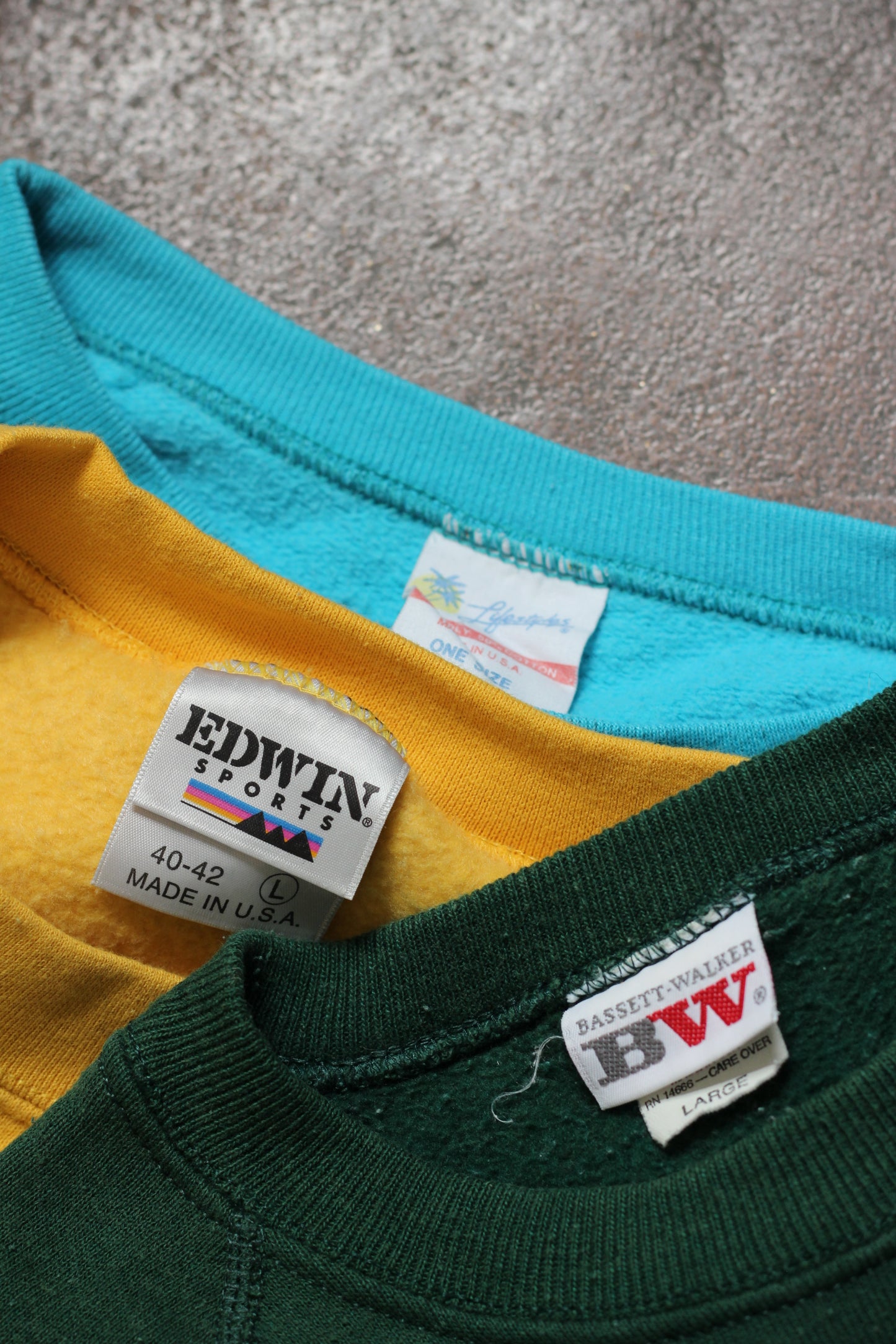 90's Made In USA Print Sweatshirt x3点