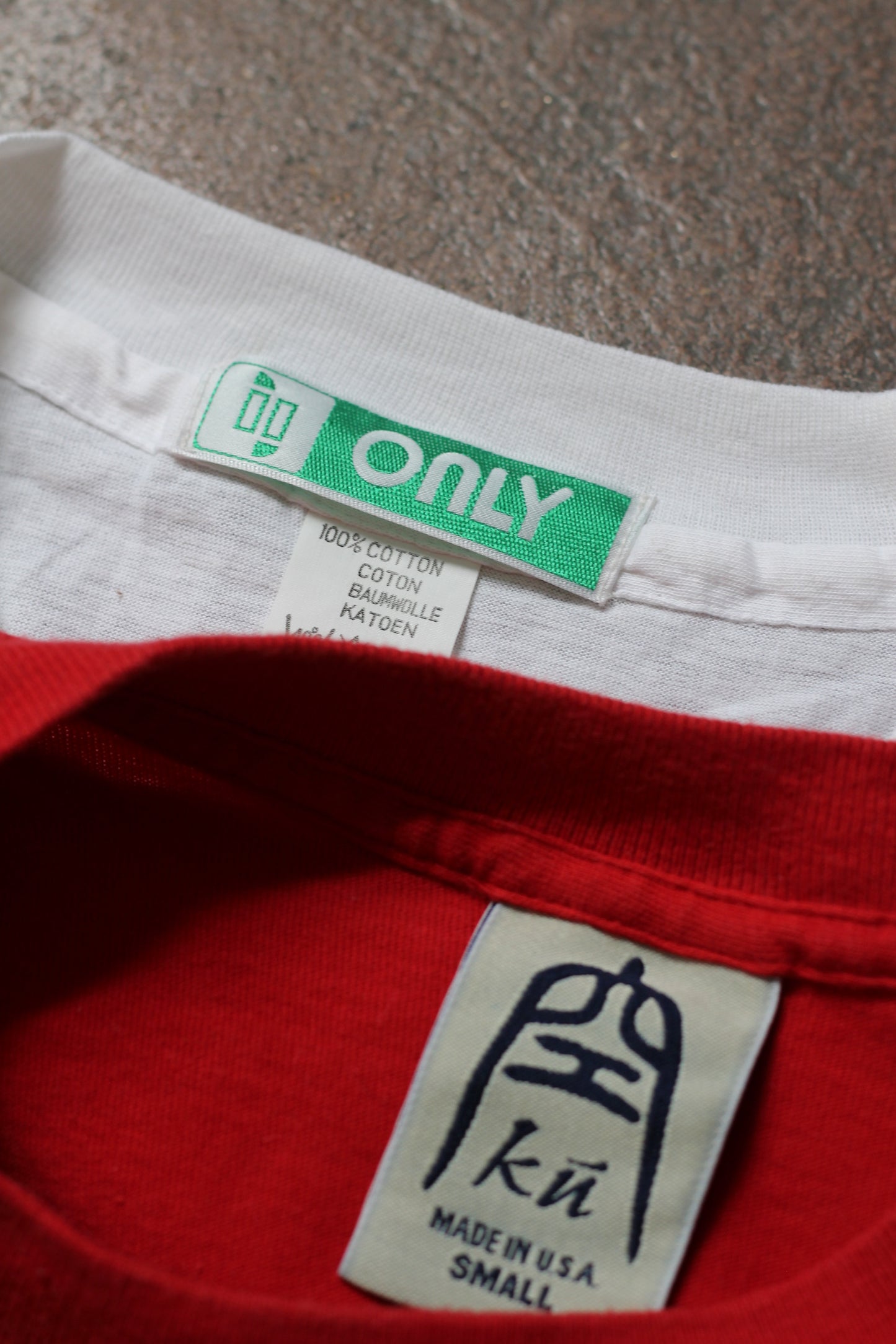 Men's Vintage Kanji T-Shirt x2点