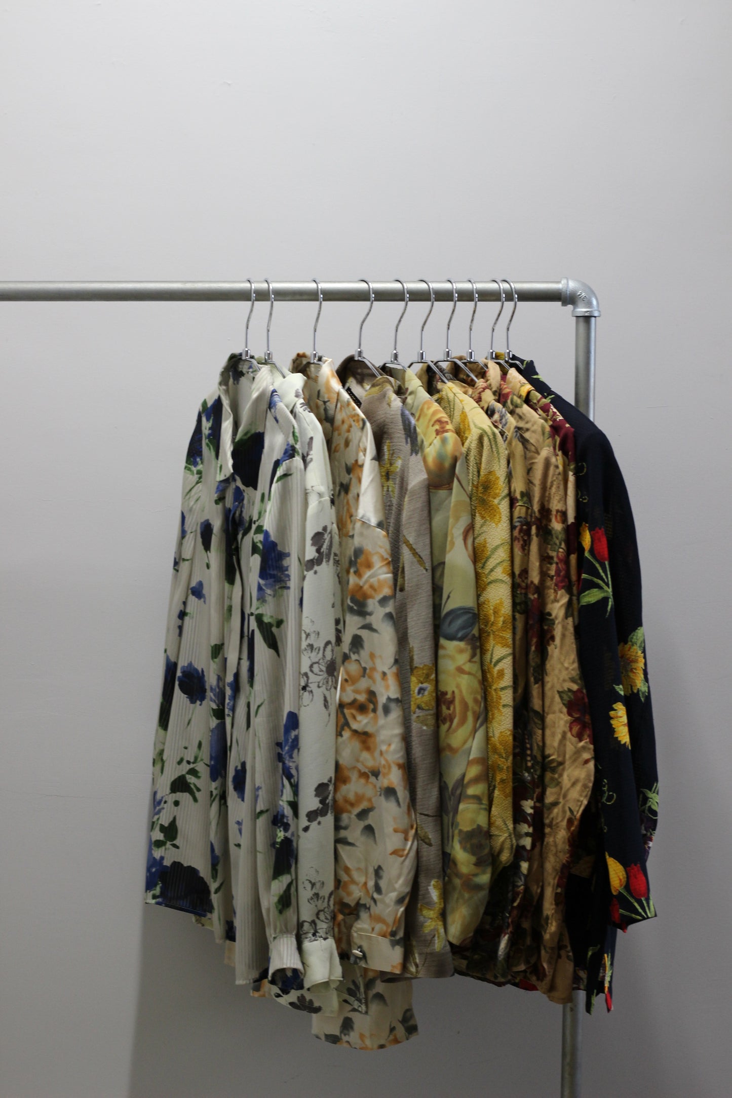 Vintage Big Flower Long Sleeve Blouse x10点
