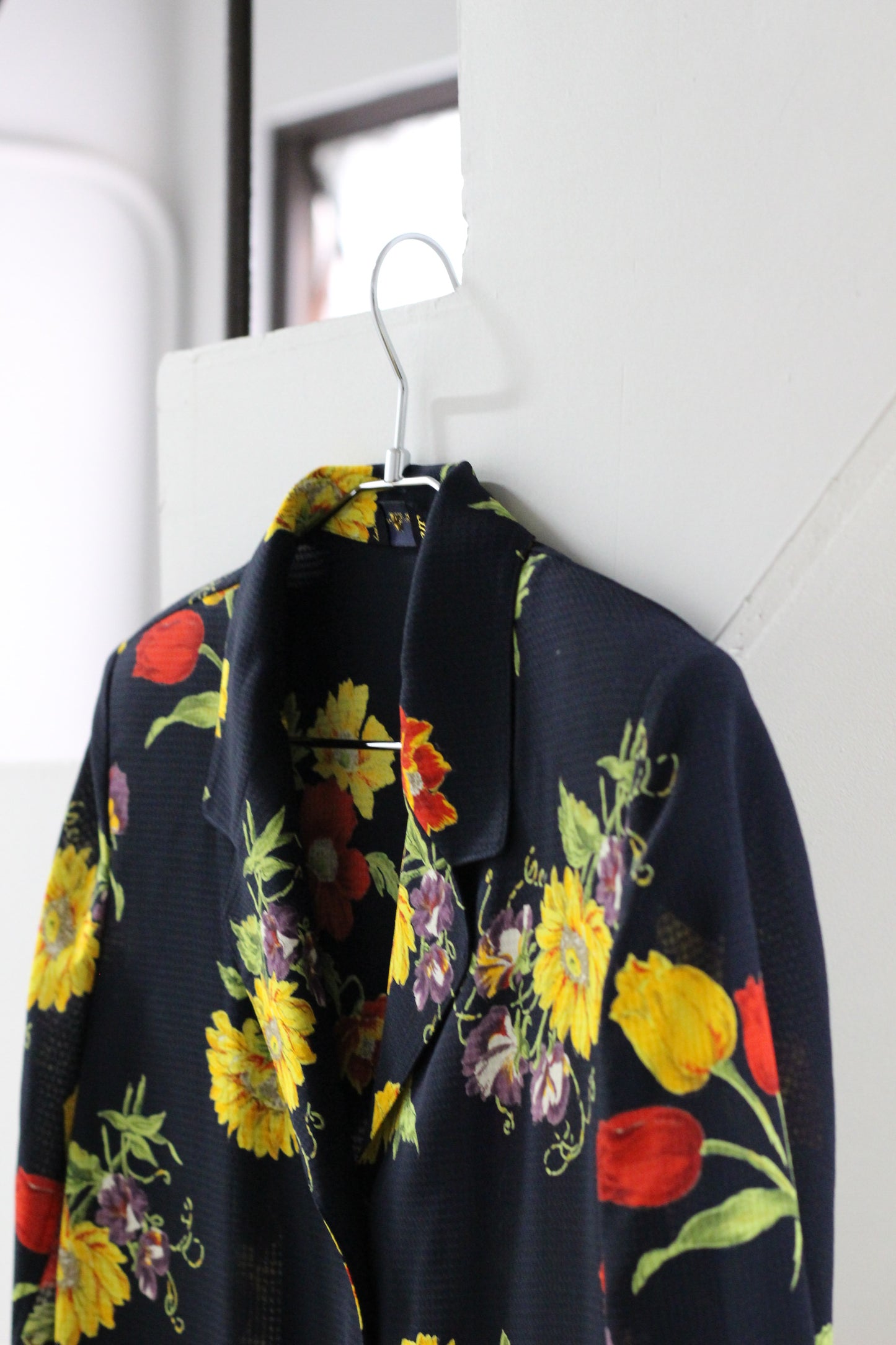 Vintage Big Flower Long Sleeve Blouse x10点