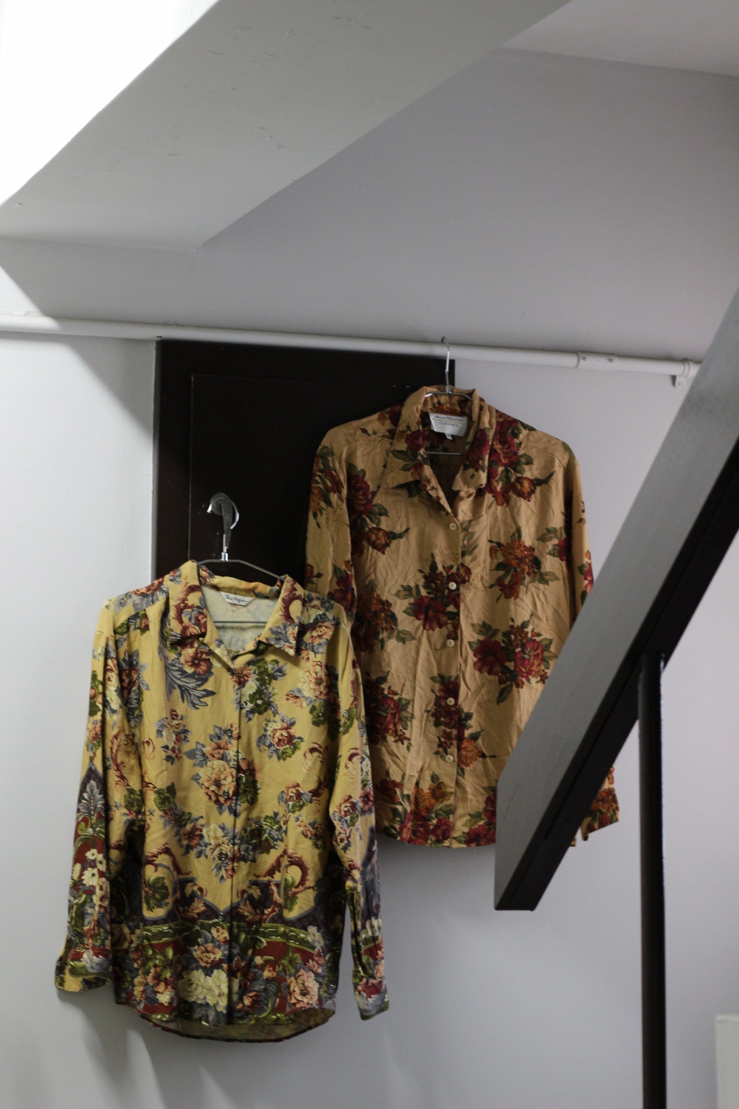 Vintage Big Flower Long Sleeve Blouse x10点