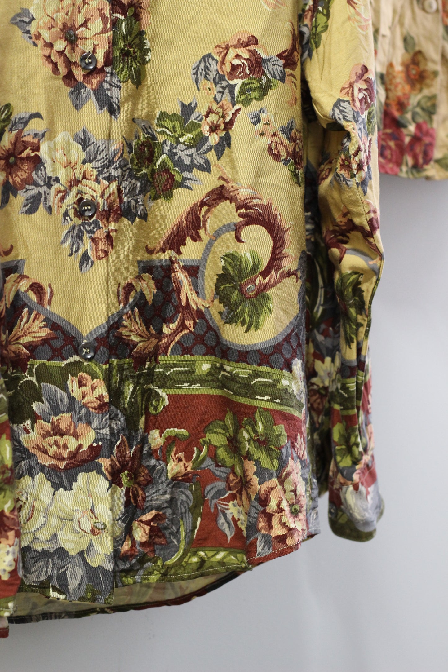 Vintage Big Flower Long Sleeve Blouse x10点