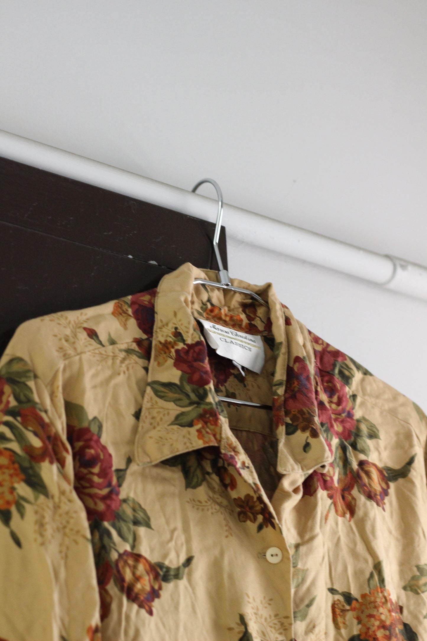 Vintage Big Flower Long Sleeve Blouse x10点