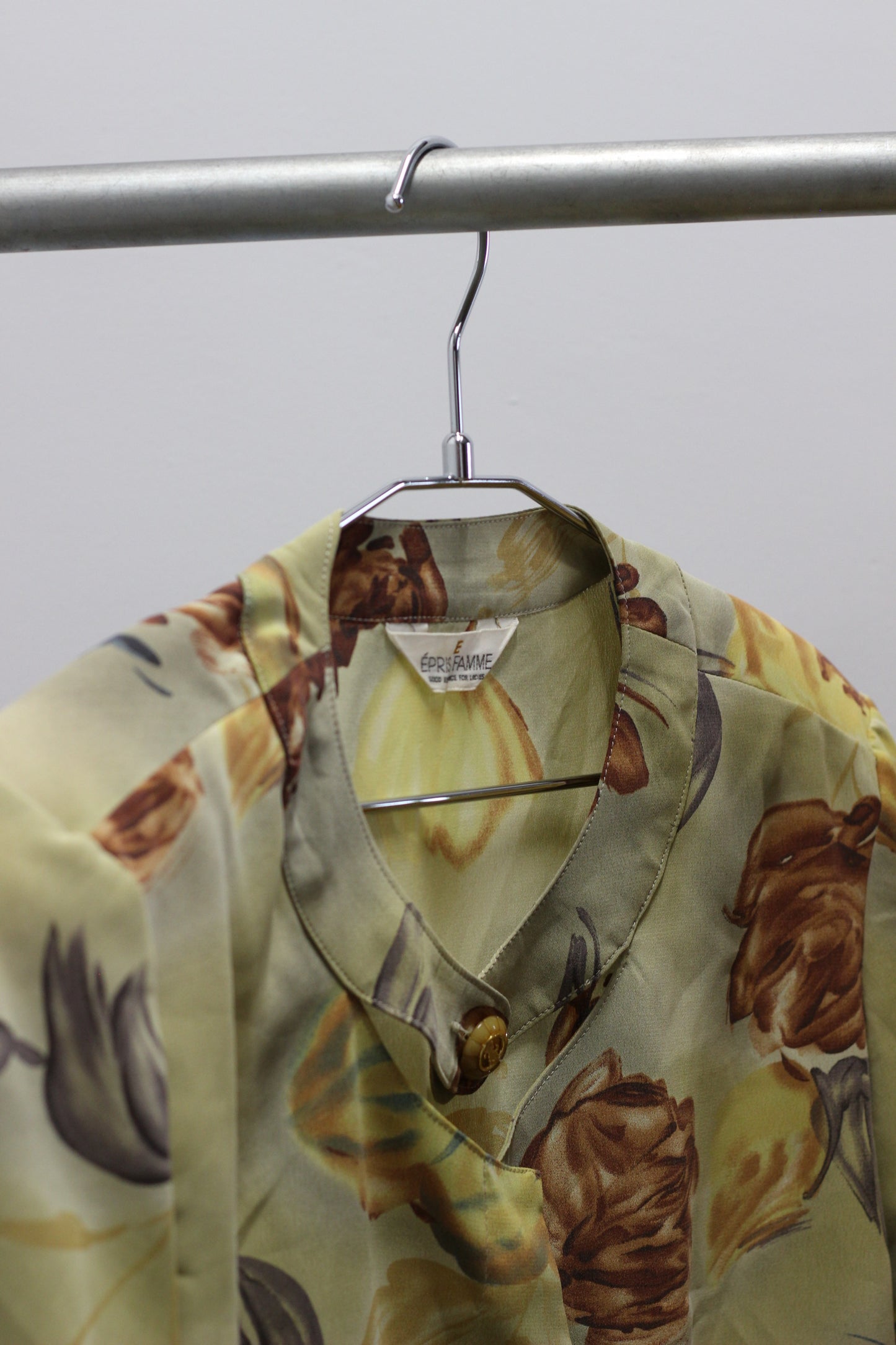 Vintage Big Flower Long Sleeve Blouse x10点