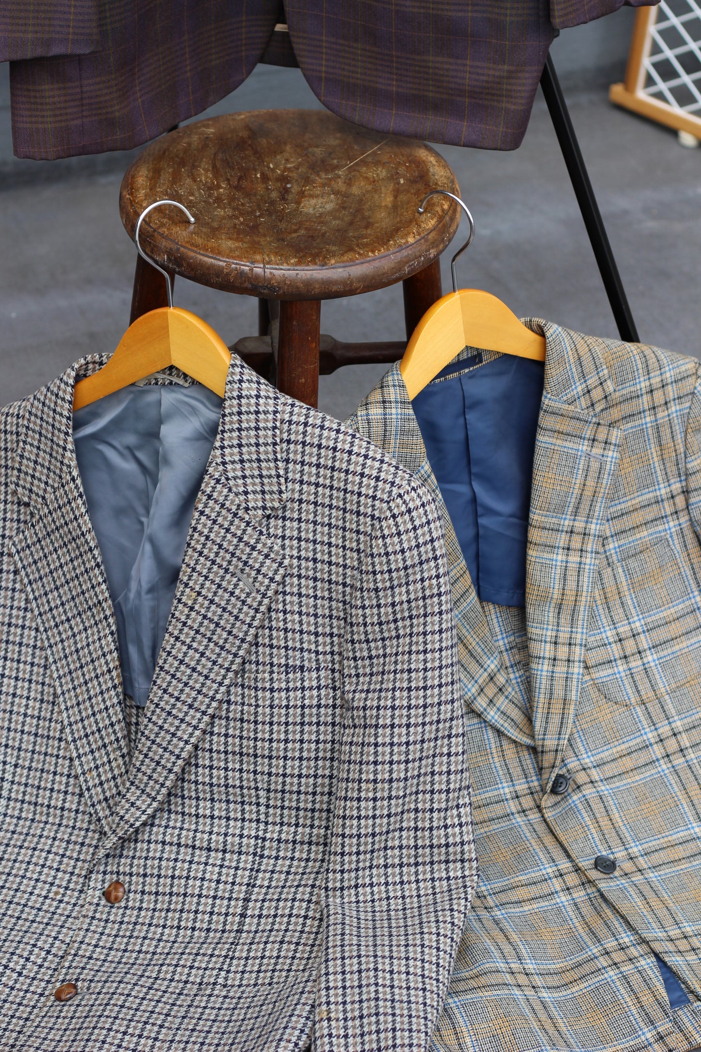 Men's High-Grade Check Tailored Jacket x9点