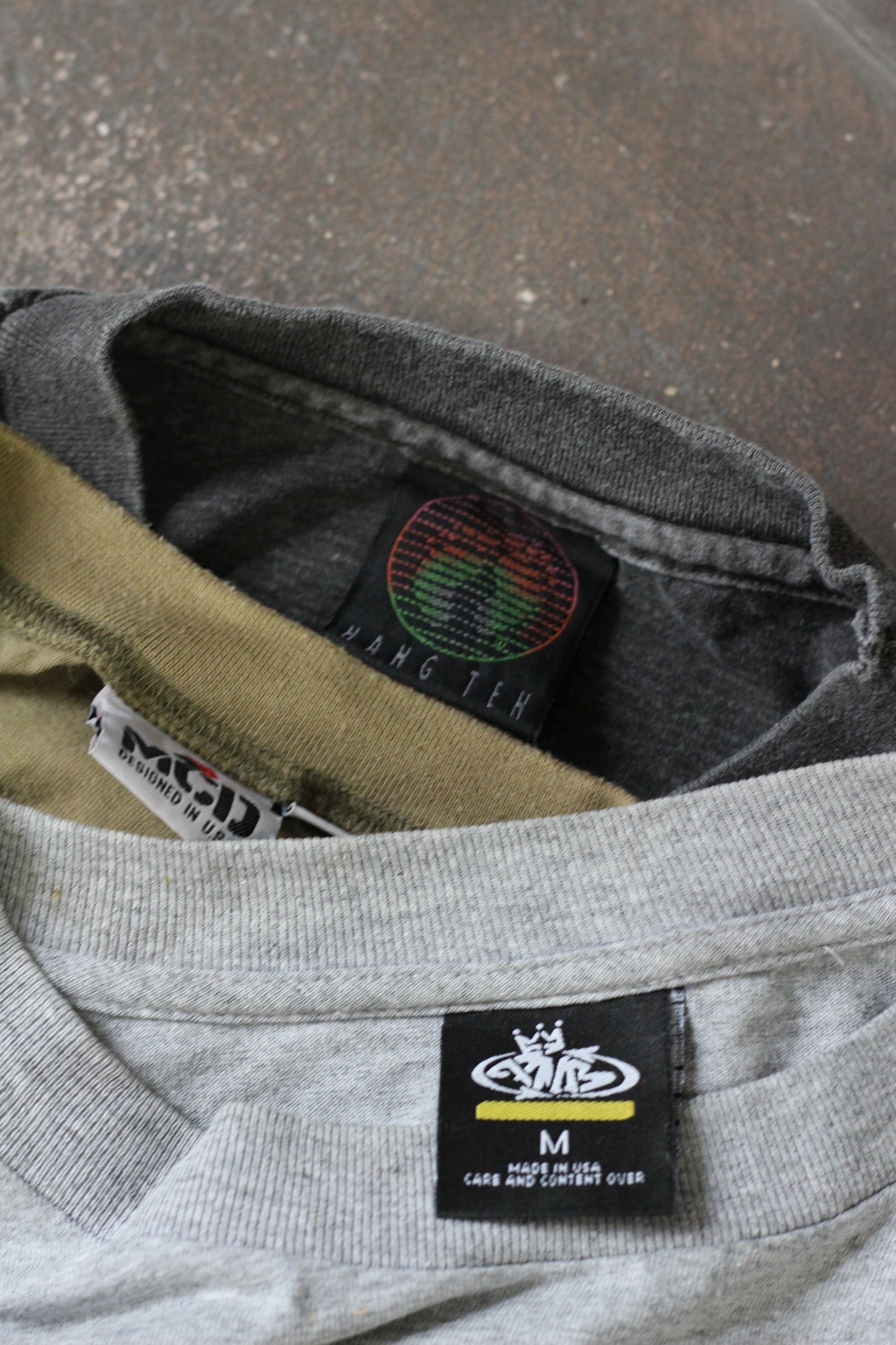 90's Made In USA Street Brand Print T-Shirt x3点