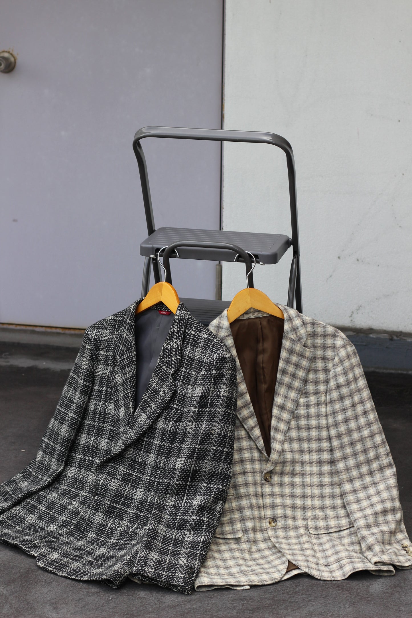 Men's High-Grade Check Tailored Jacket x9点