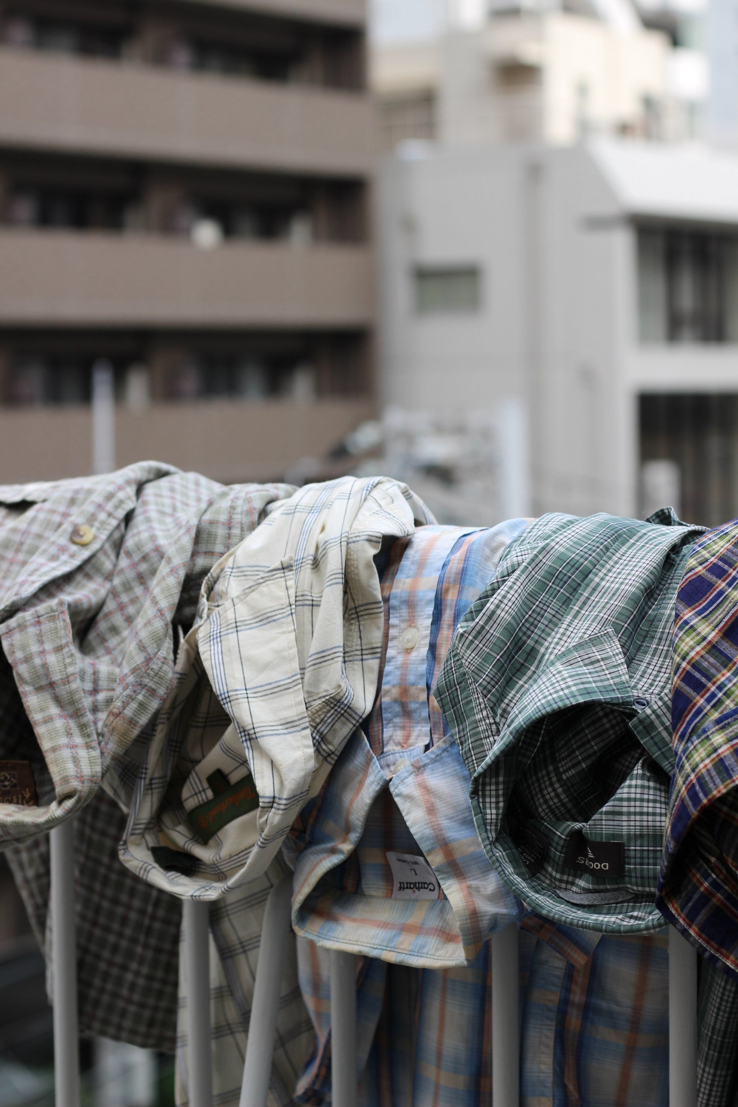 Men's Usa Brand Oversized Check Short Sleeve Shirt x6点