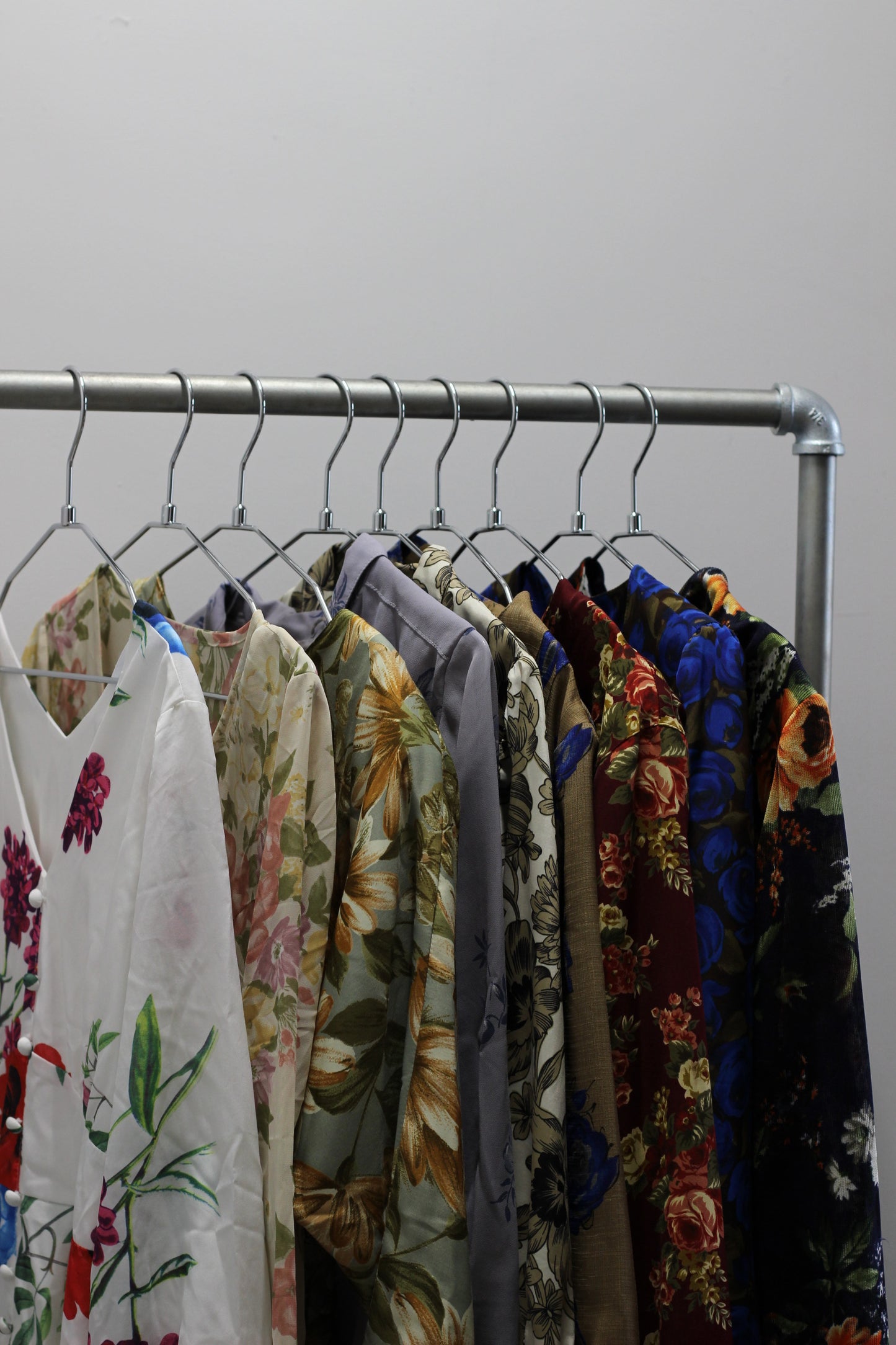 Vintage Floral Long Sleeve One-Piece x10点