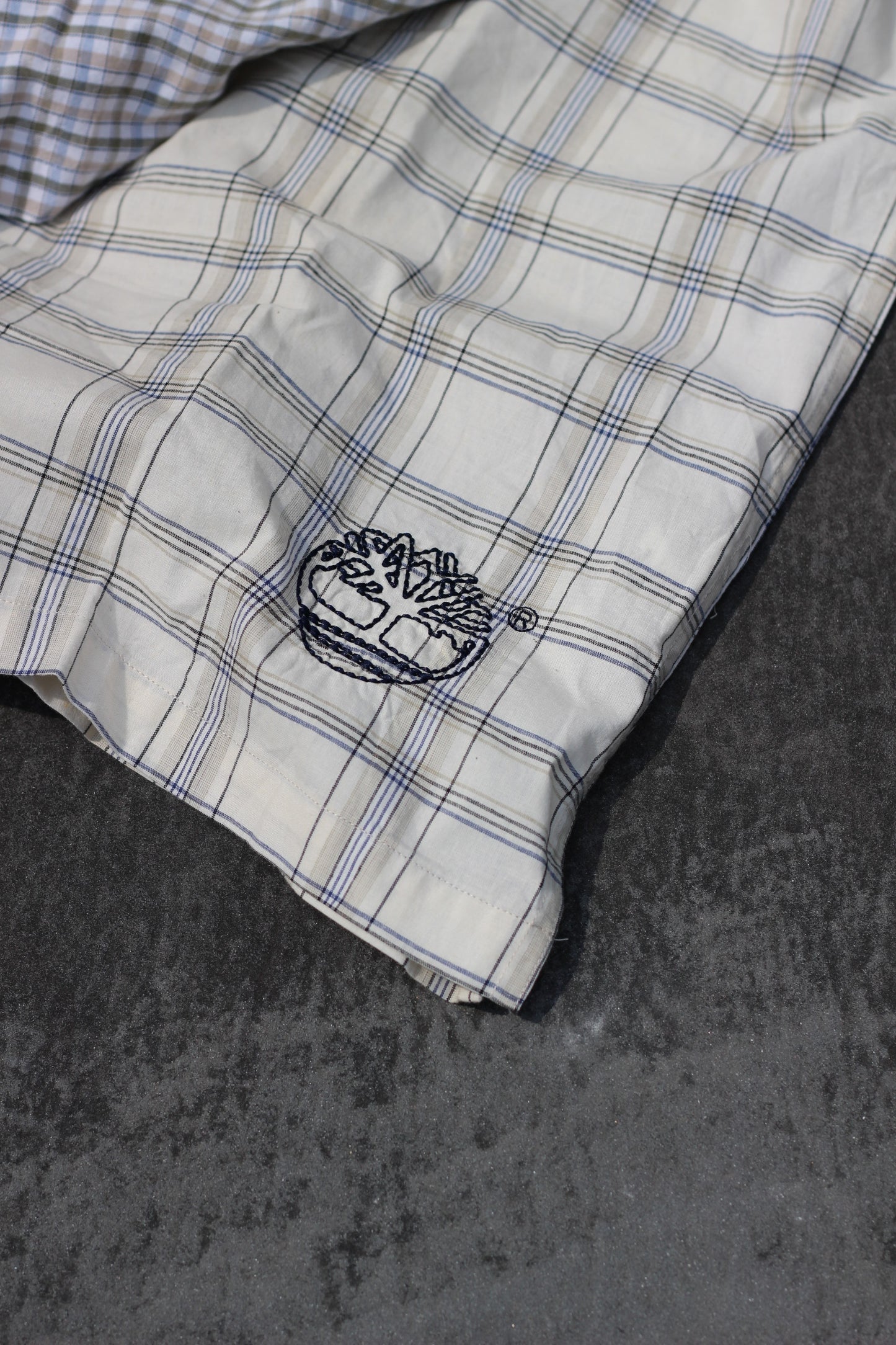 Men's Usa Brand Oversized Check Short Sleeve Shirt x6点