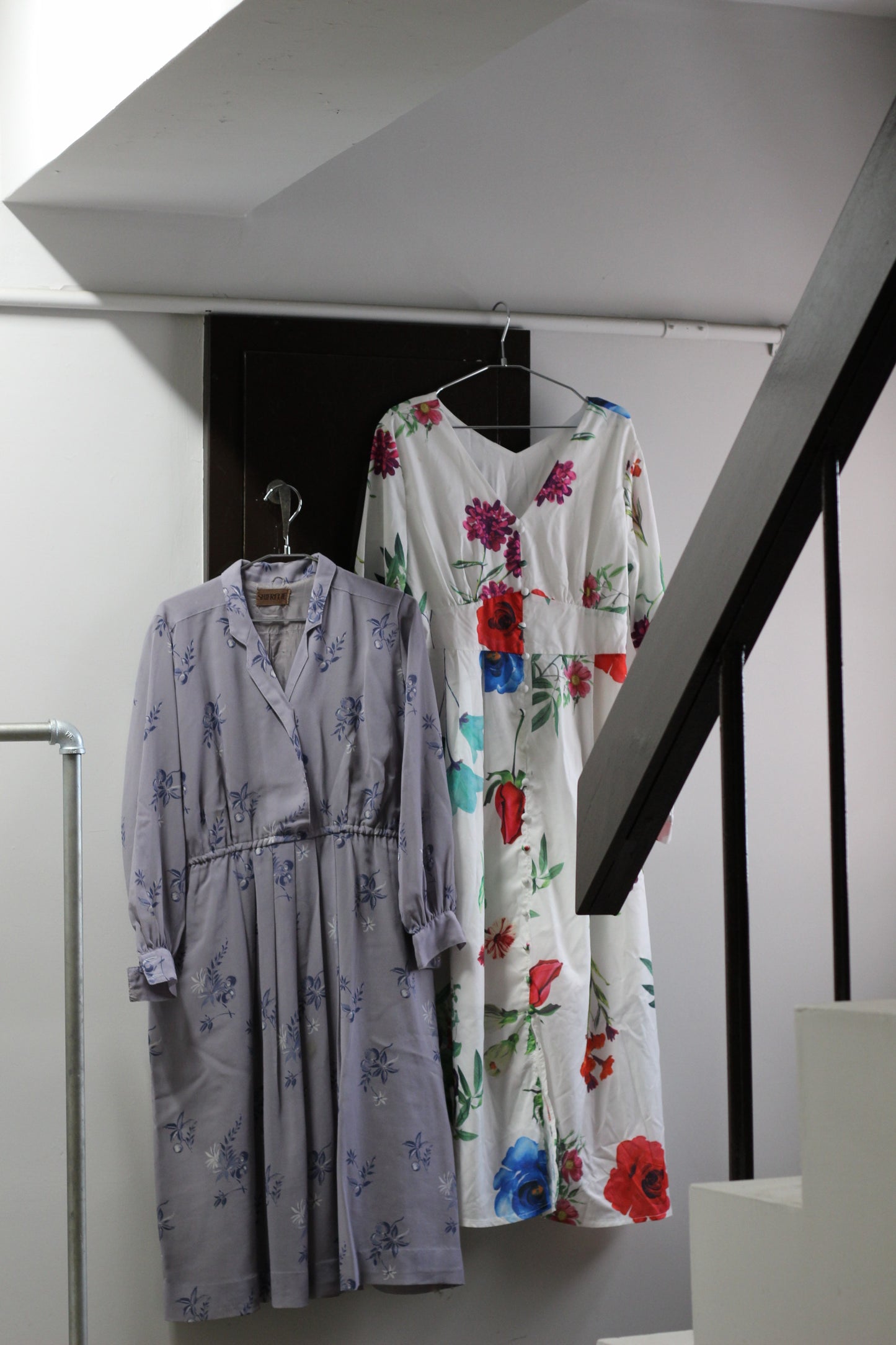 Vintage Floral Long Sleeve One-Piece x10点