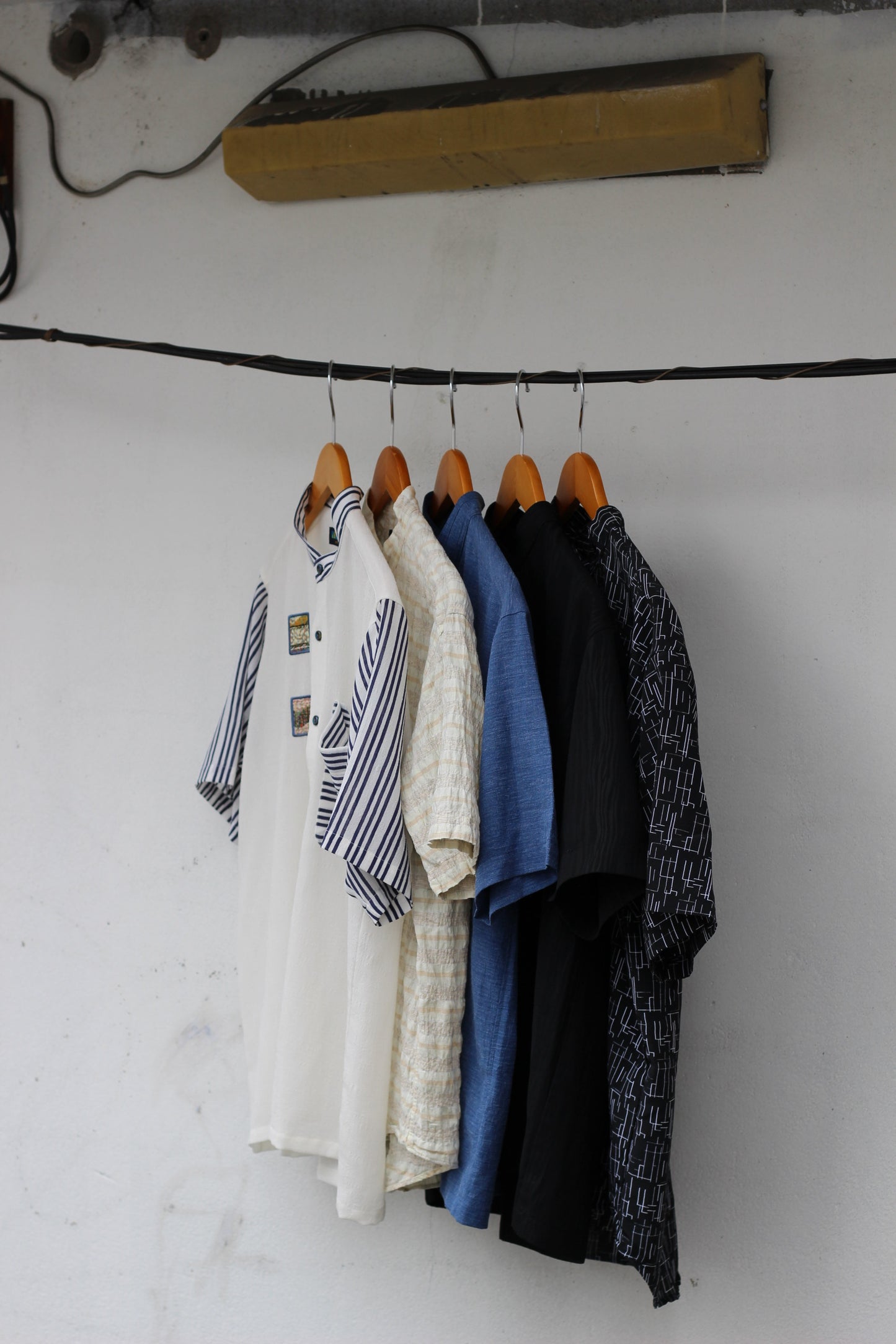 Men's Stand Collar Short Sleeve Shirt x5点