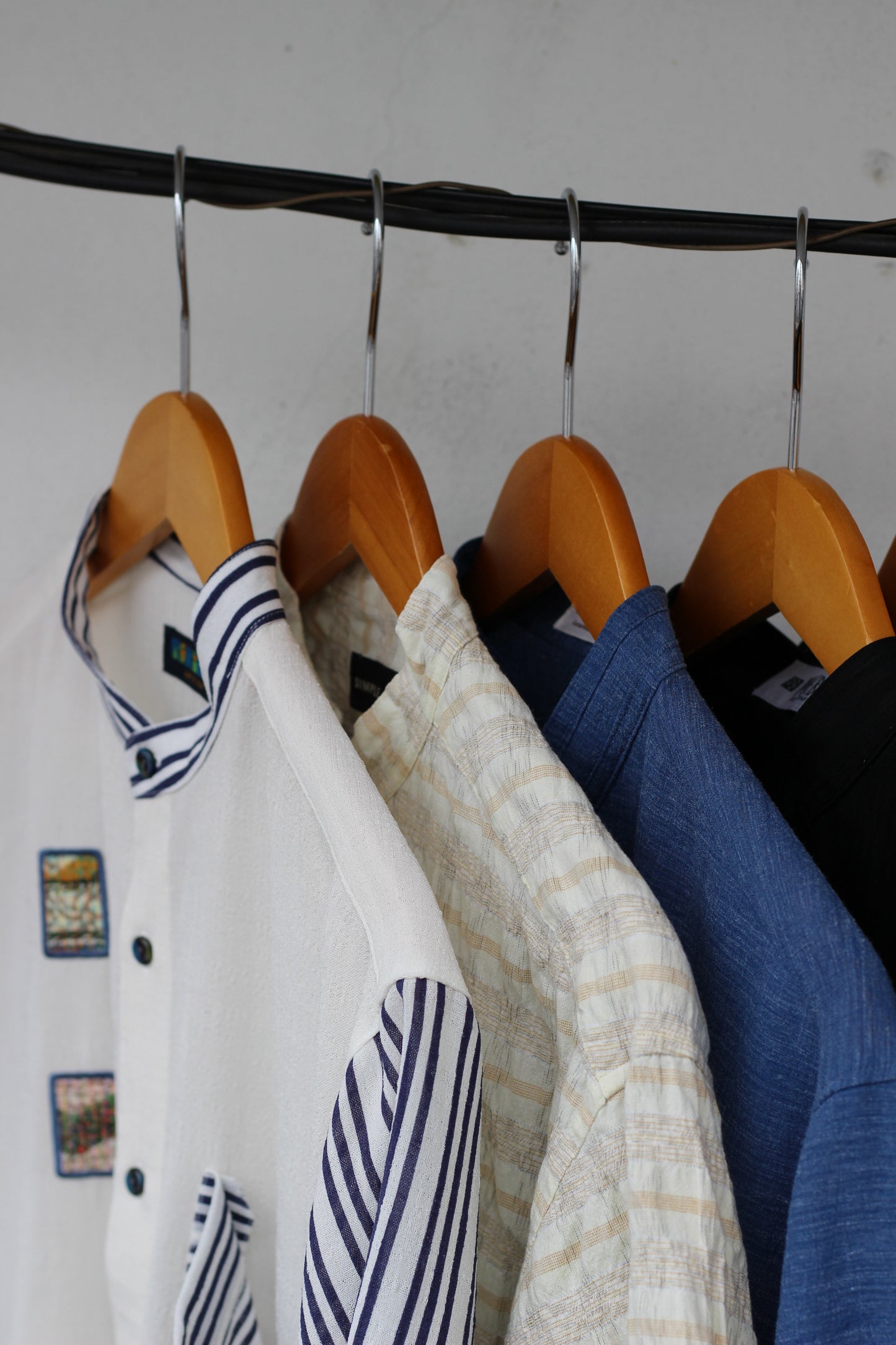 Men's Stand Collar Short Sleeve Shirt x5点