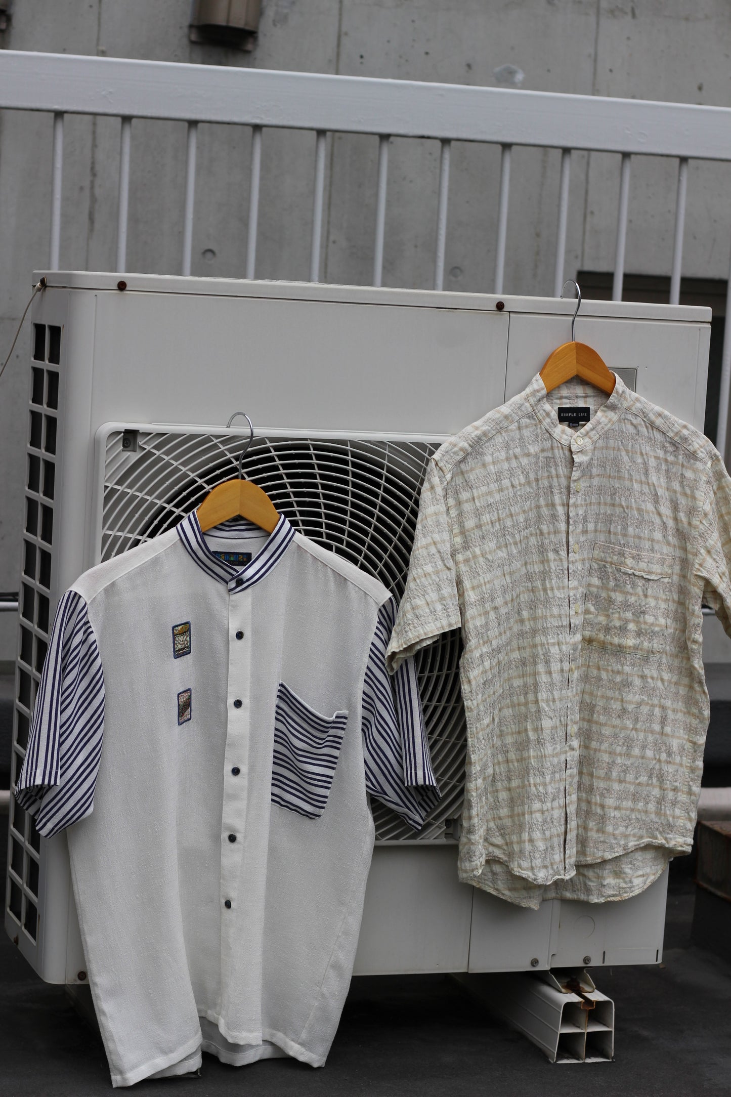 Men's Stand Collar Short Sleeve Shirt x5点