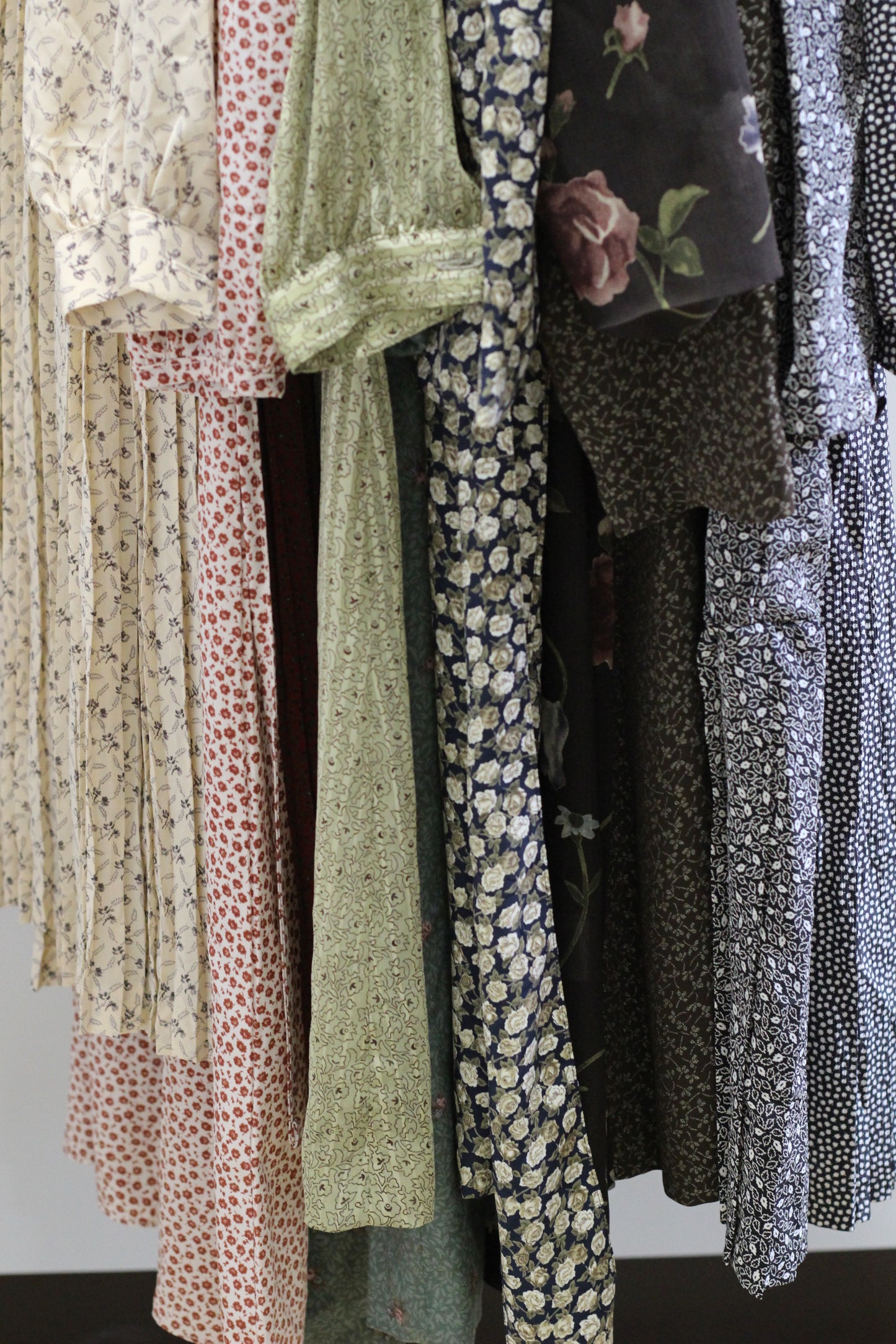 Vintage Flower Long Sleeve One-Piece x10点