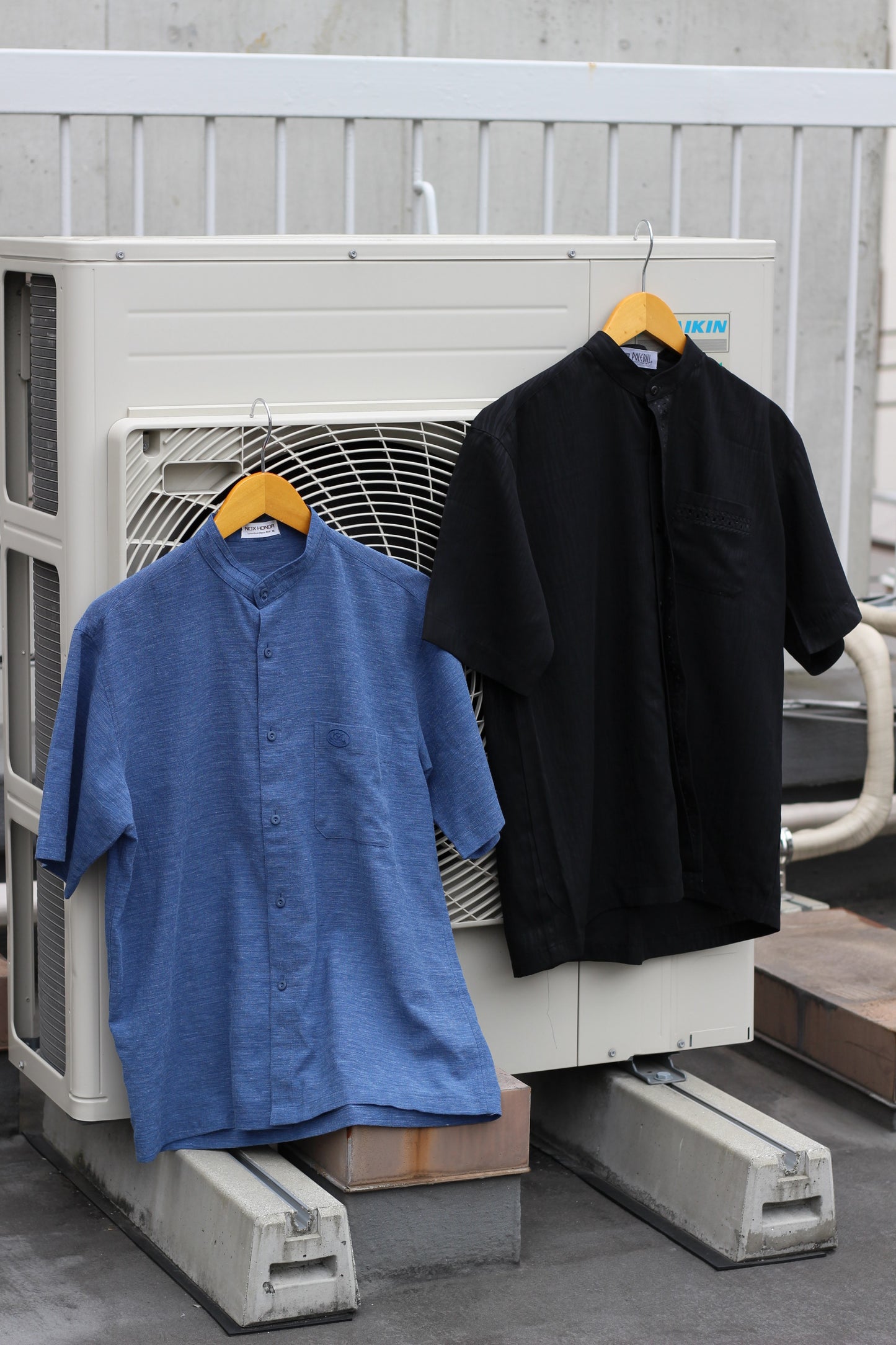 Men's Stand Collar Short Sleeve Shirt x5点