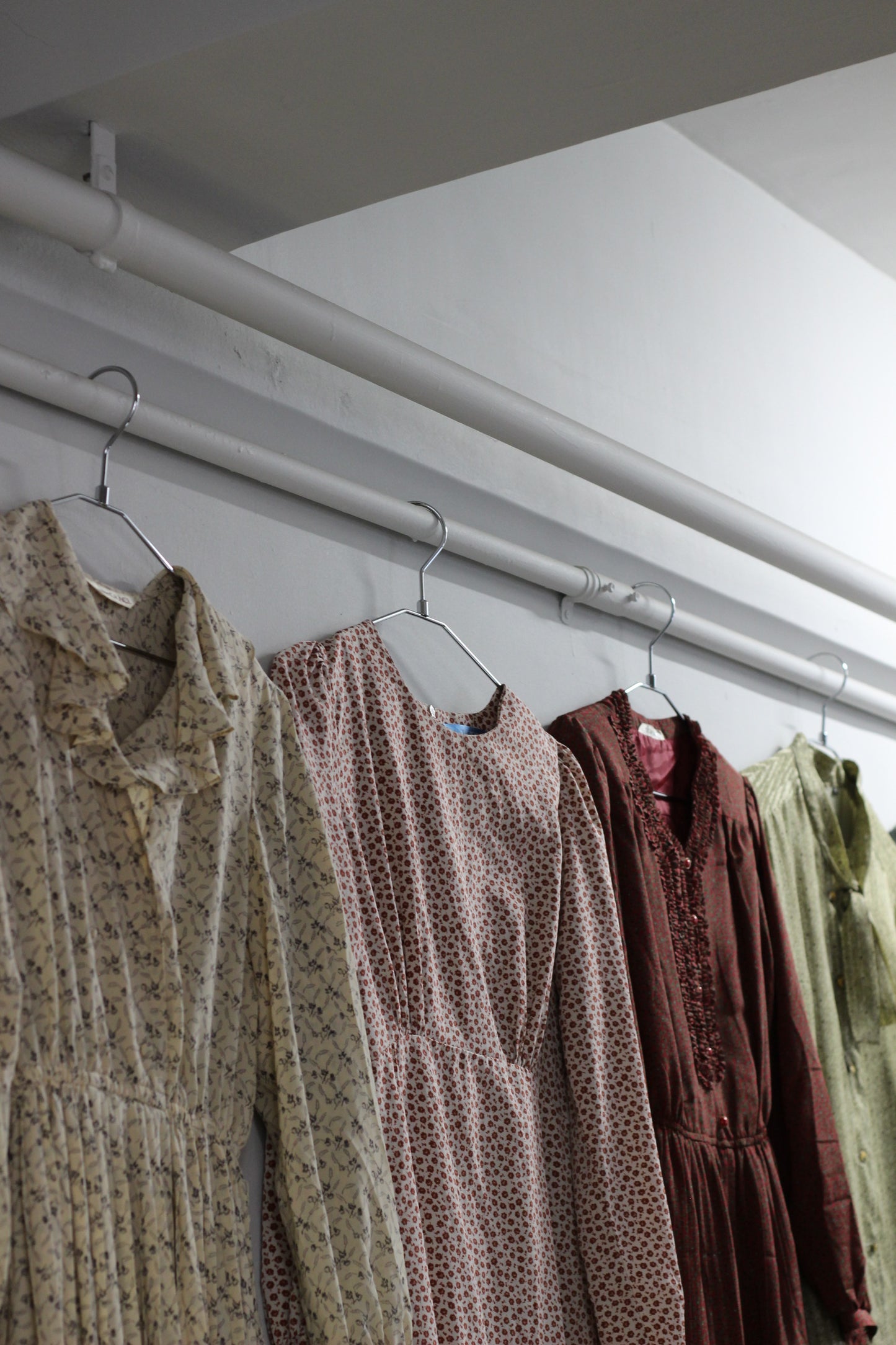 Vintage Flower Long Sleeve One-Piece x10点