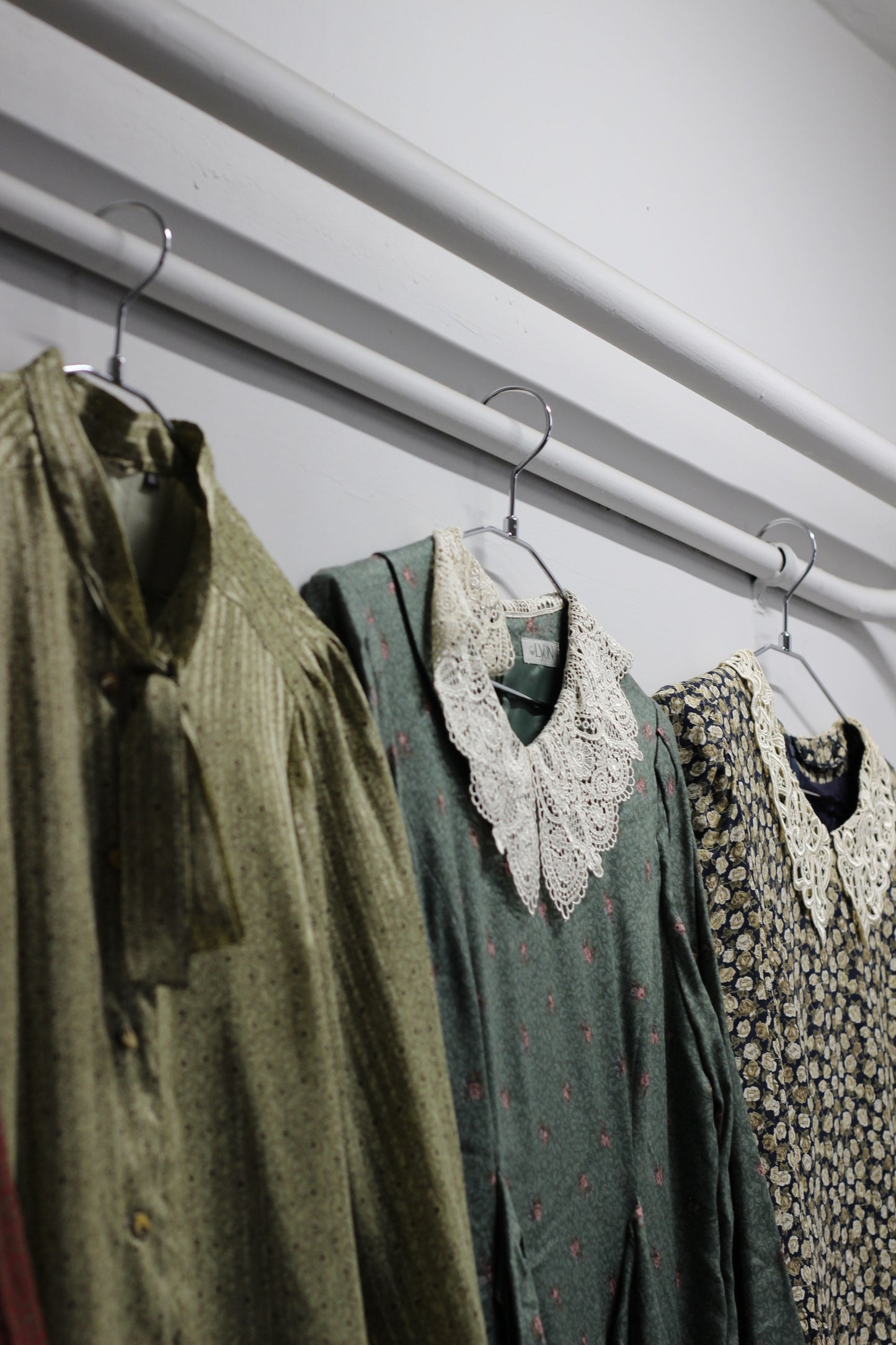 Vintage Flower Long Sleeve One-Piece x10点