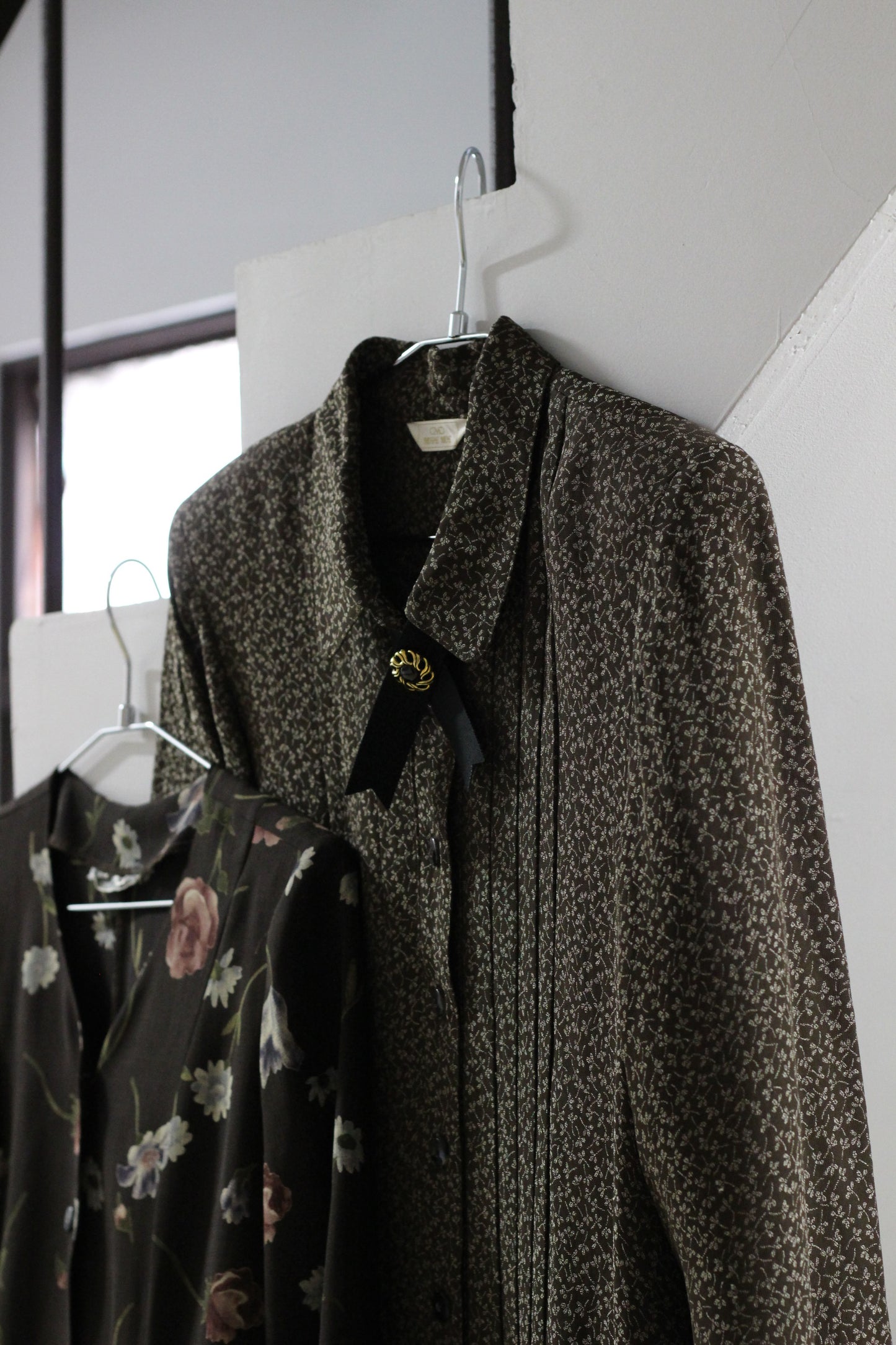 Vintage Flower Long Sleeve One-Piece x10点