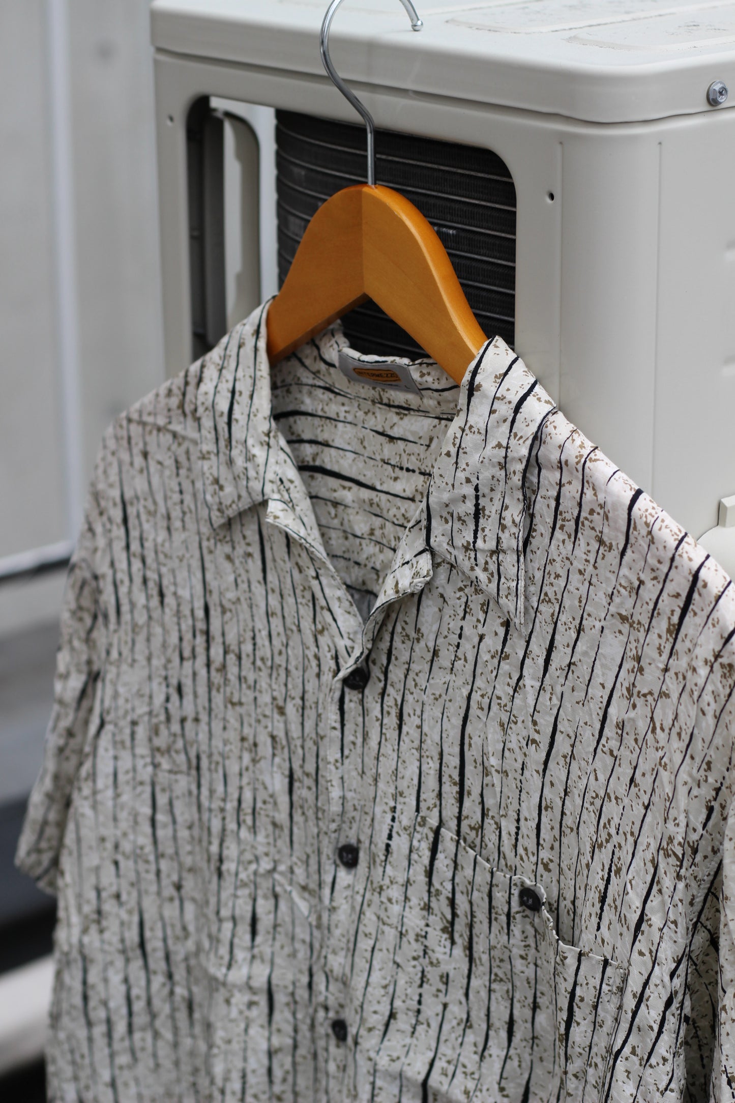Men's Open Collar Design Short Sleeve Shirt x11点