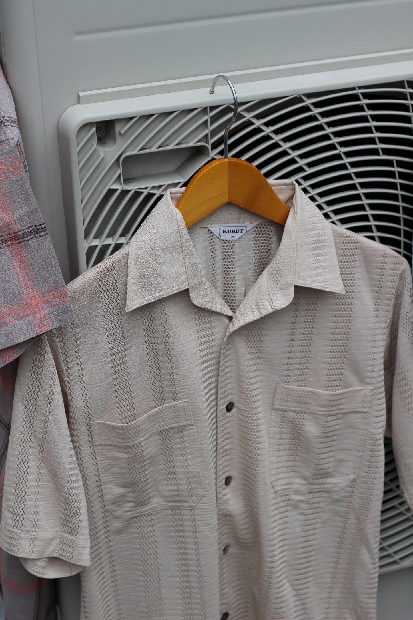 Men's Open Collar Design Short Sleeve Shirt x11点