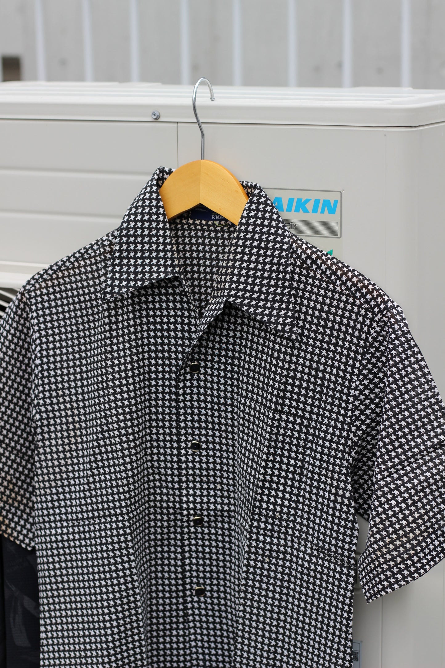 Men's Open Collar Design Short Sleeve Shirt x11点