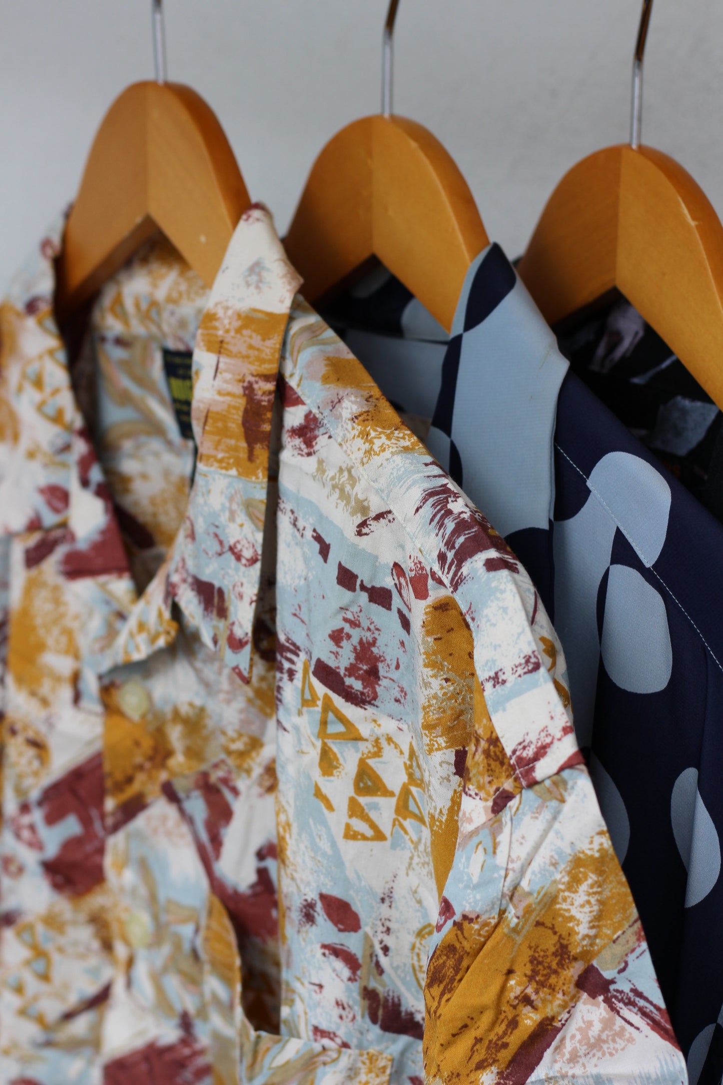 Men's Open Collar Design Short Sleeve Shirt x7点
