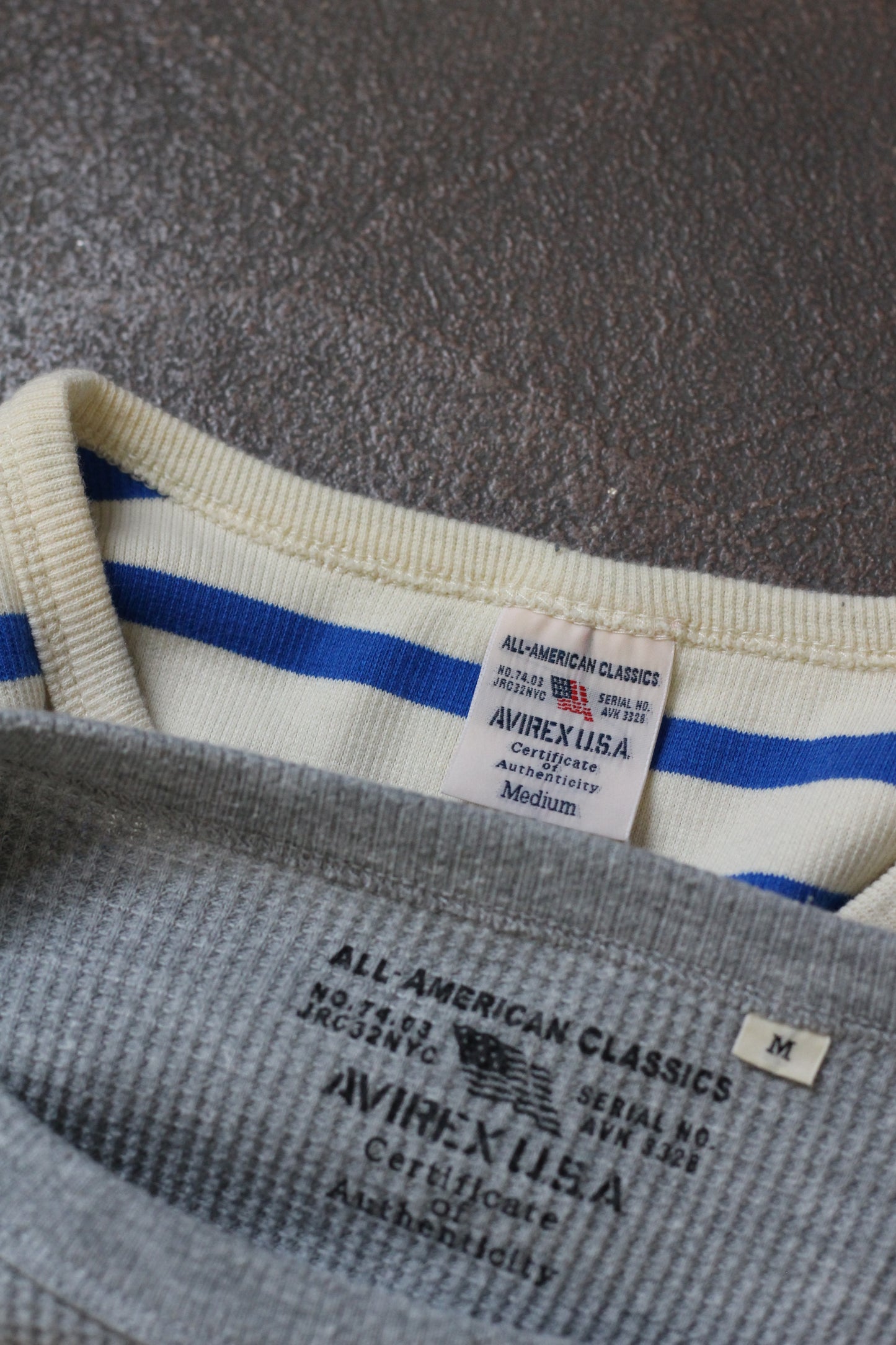 AVIREX Thermal & Rib Long-Sleeve T-Shirt x2点