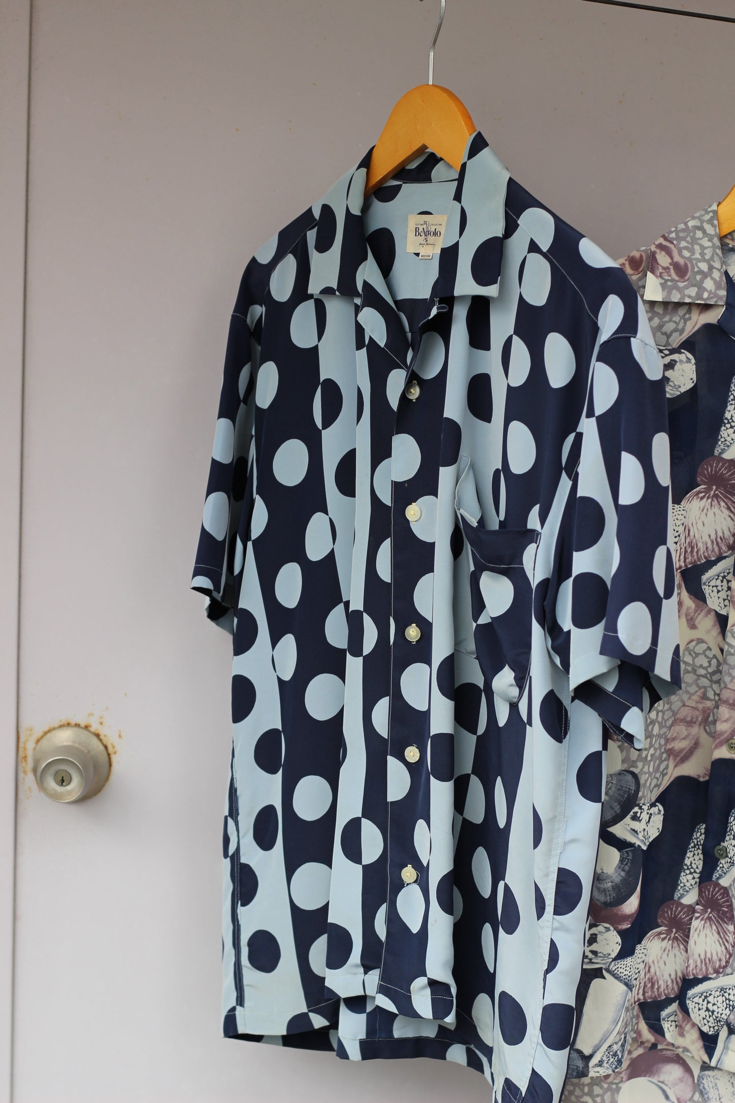 Men's Open Collar Design Short Sleeve Shirt x7点