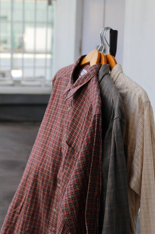 Columbia Men's Check Long Sleeve Shirt set x2点
