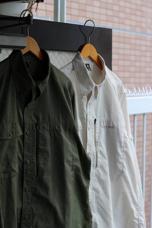 mont-bell Tech Design Long Sleeve Shirt set x2点