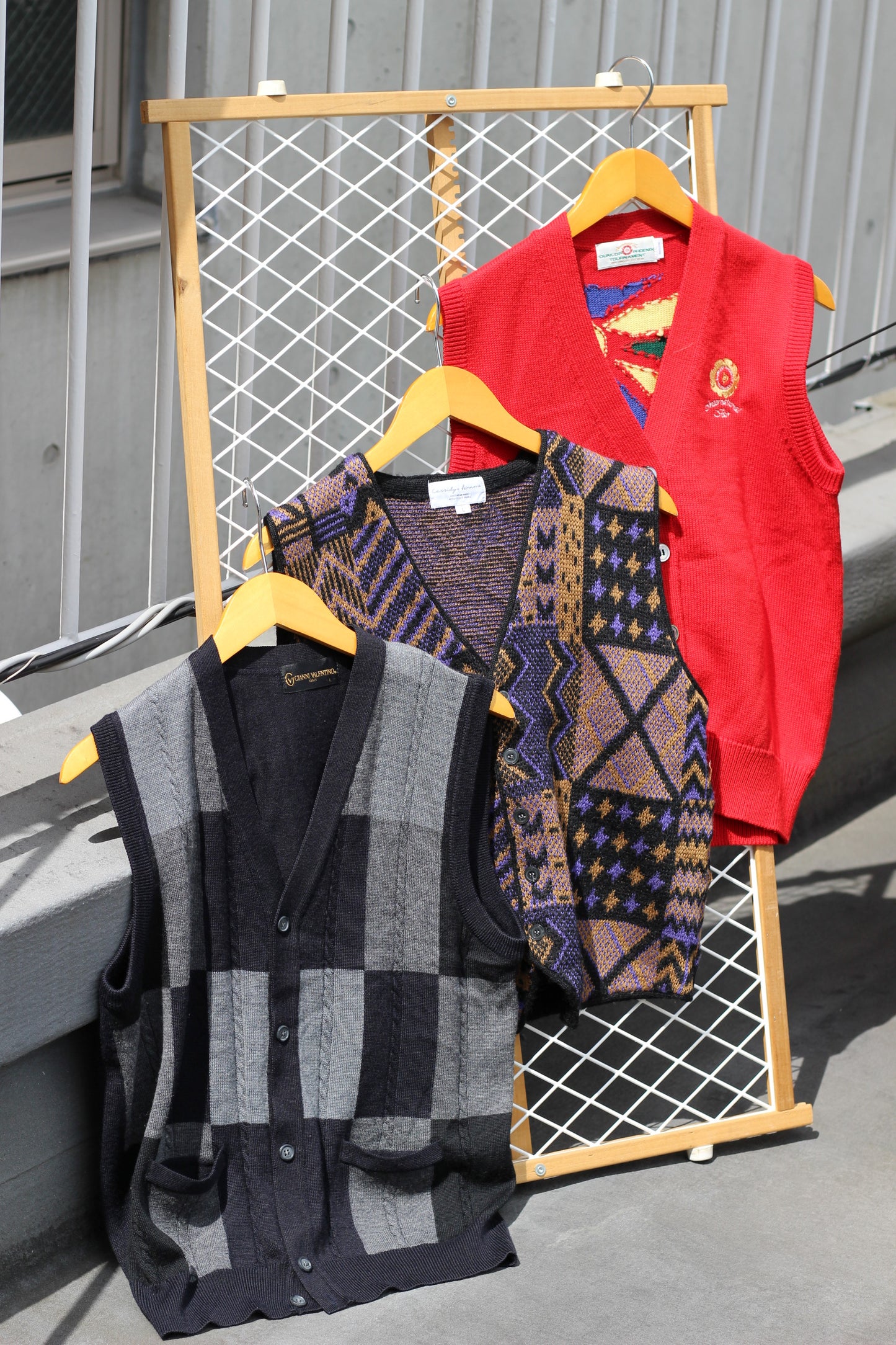 Men's Knit Vest Cardigan x6点